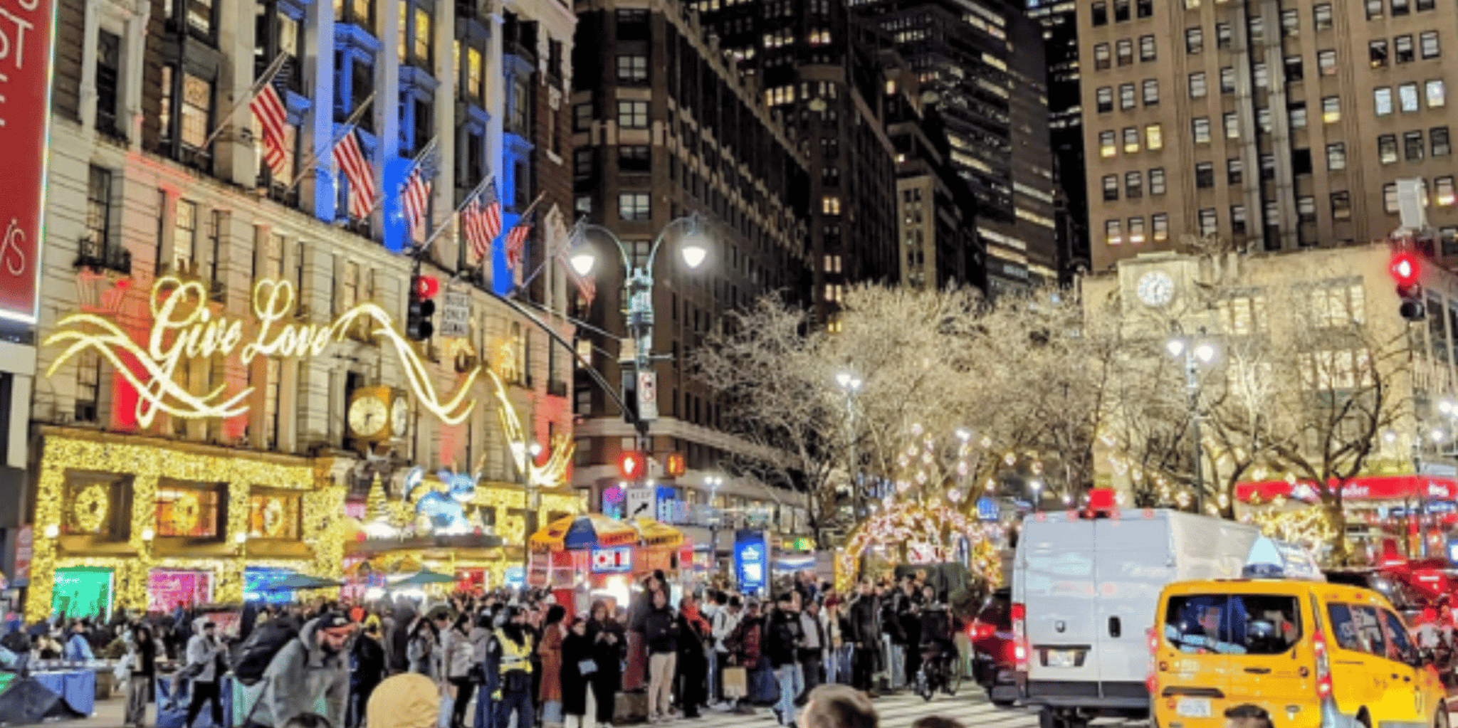 New York Rickshaw Tour of Rockefeller Christmas Tree