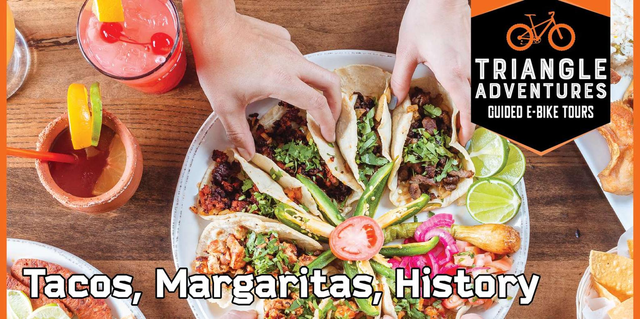 Raleigh E-Bike Tour: Tacos, Taps, and Local Facts 3 hr