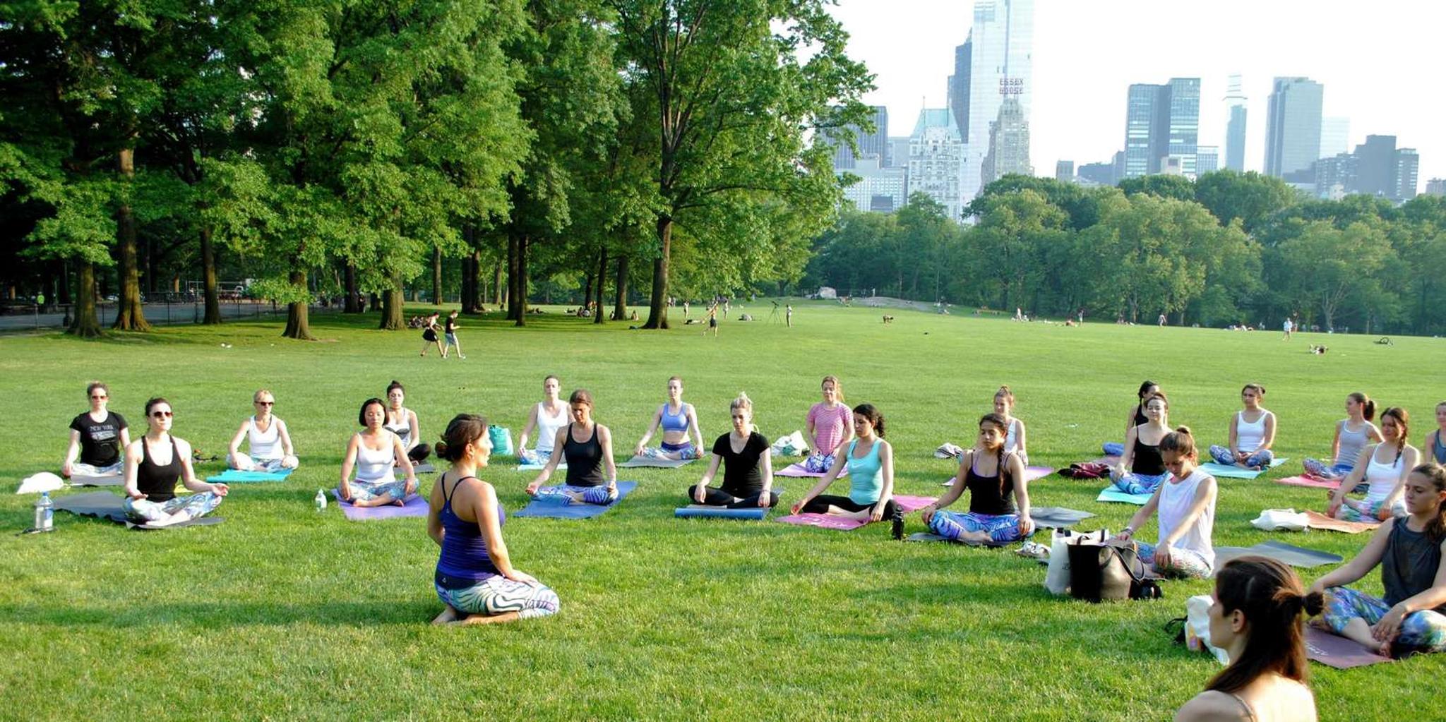 New York Central Park Yoga Class