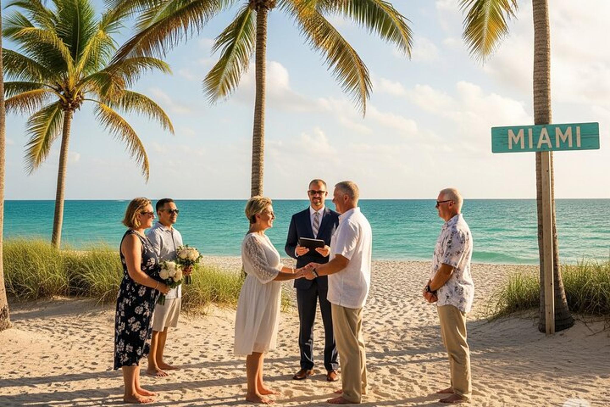 Miami Beach Wedding or Vow Renewal Ceremony - Image 3