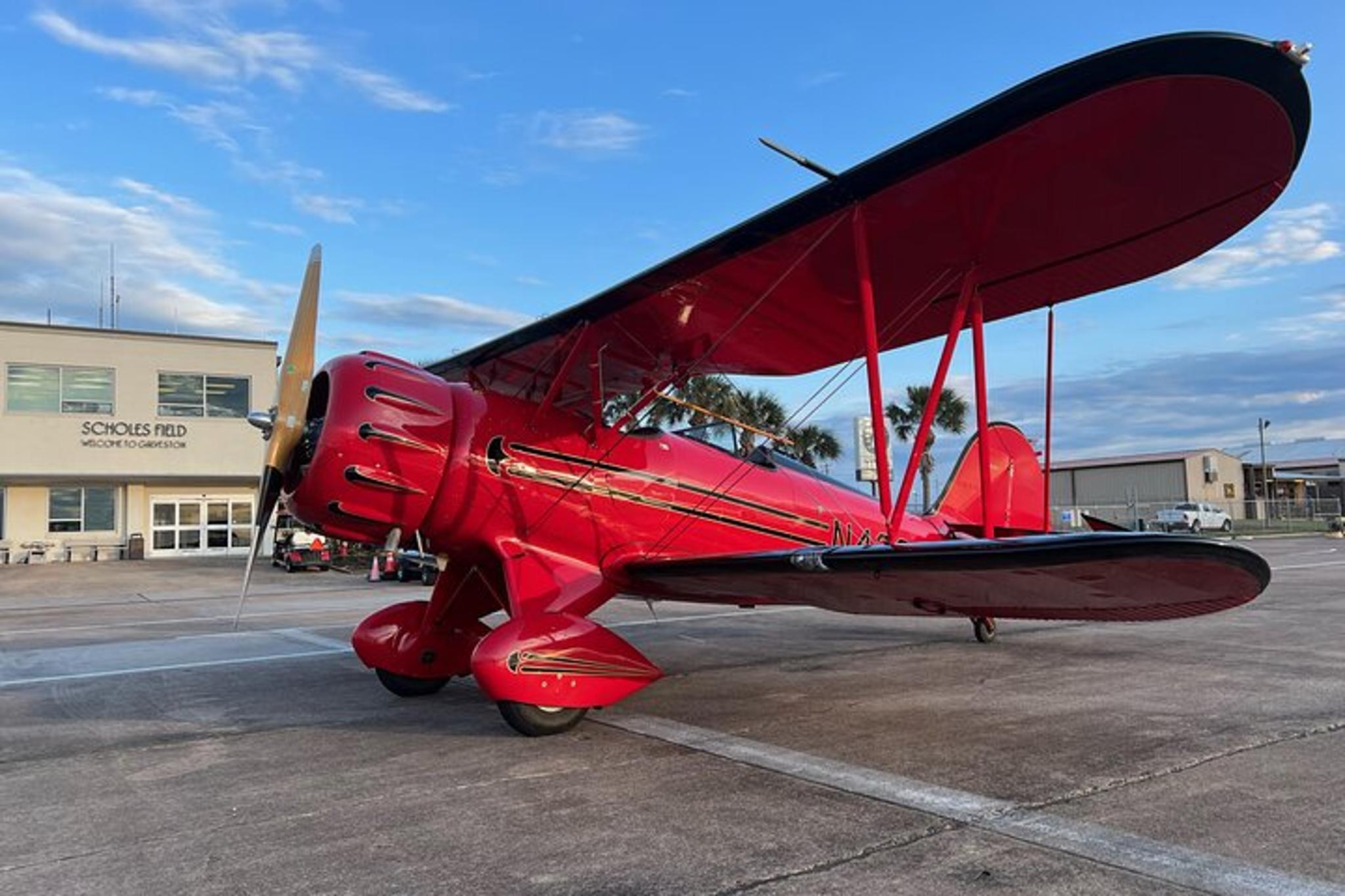 Galveston Open Cockpit Biplane Ride