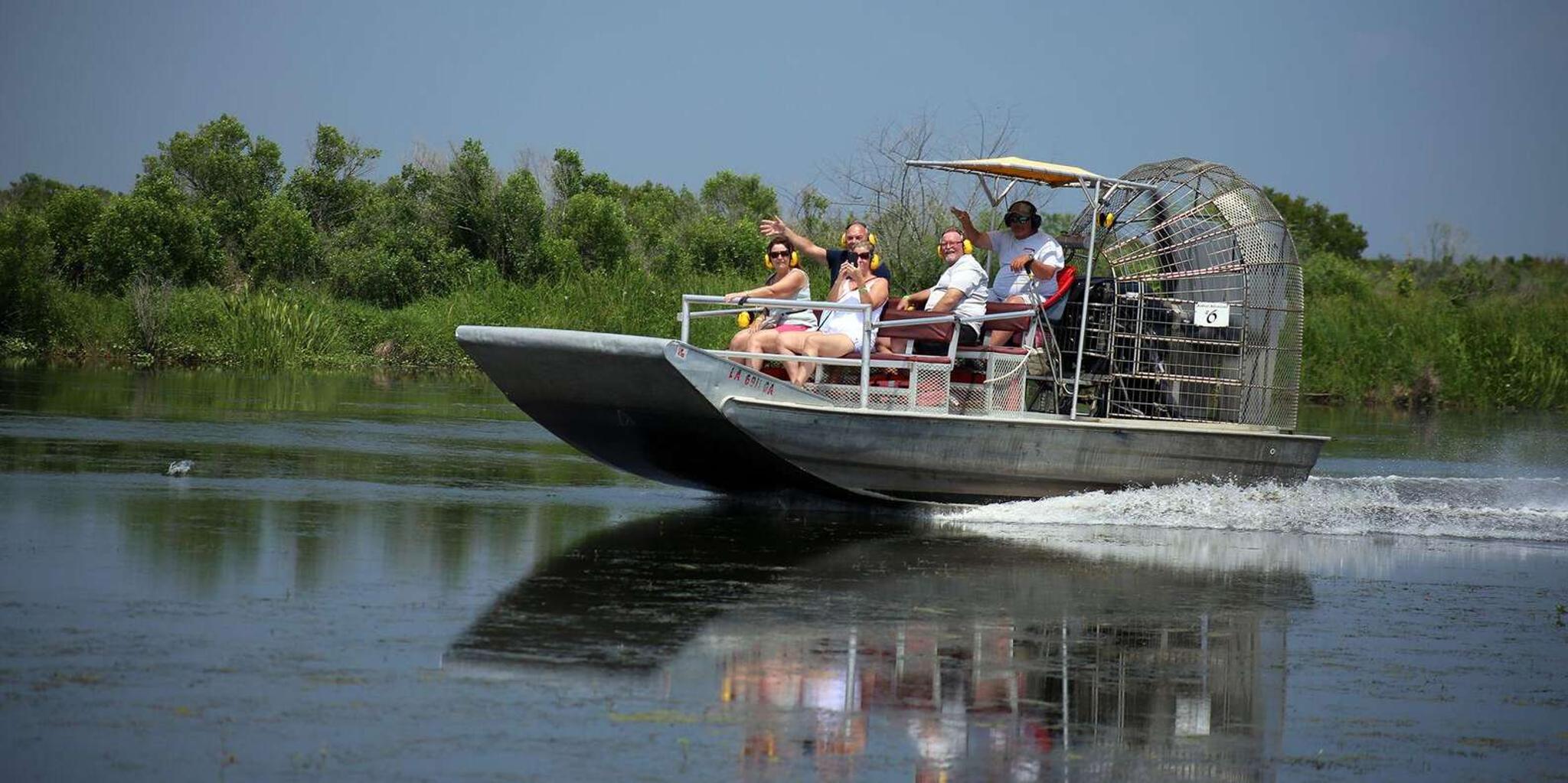 New Orleans Airboat Ride in Swamps