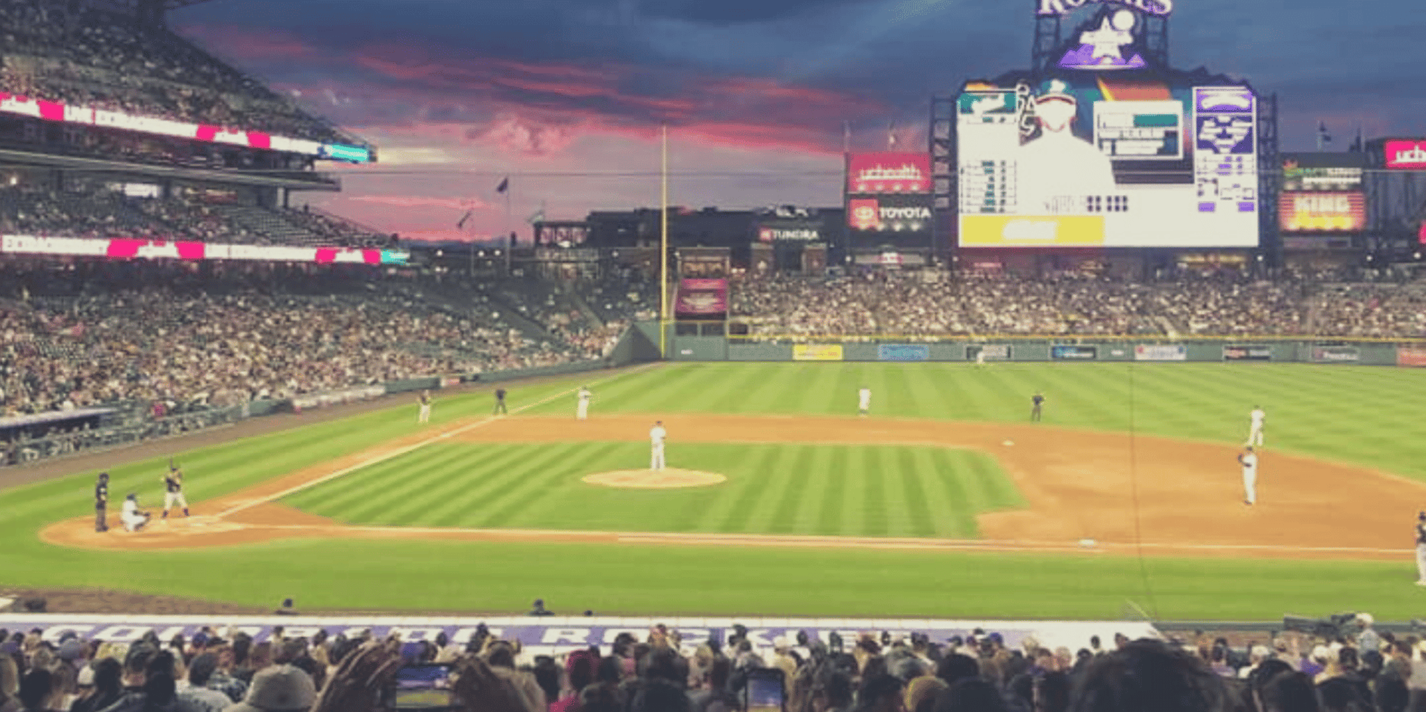 Denver Colorado Rockies Baseball Game Ticket