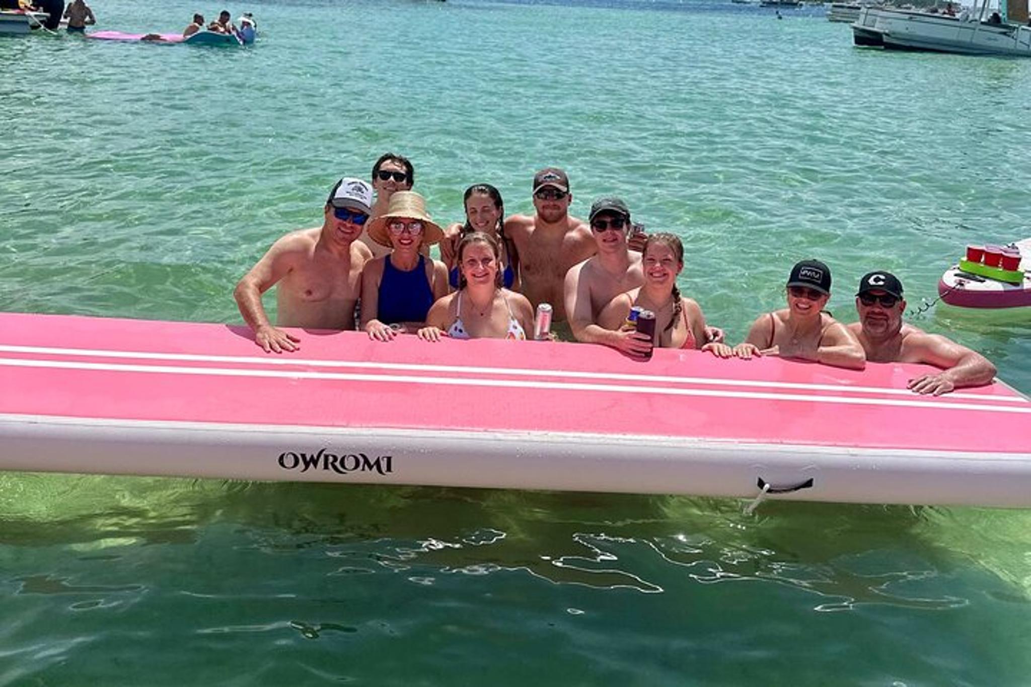 Destin Tiki Boat Tour to Crab Island 2 hr - Image 1