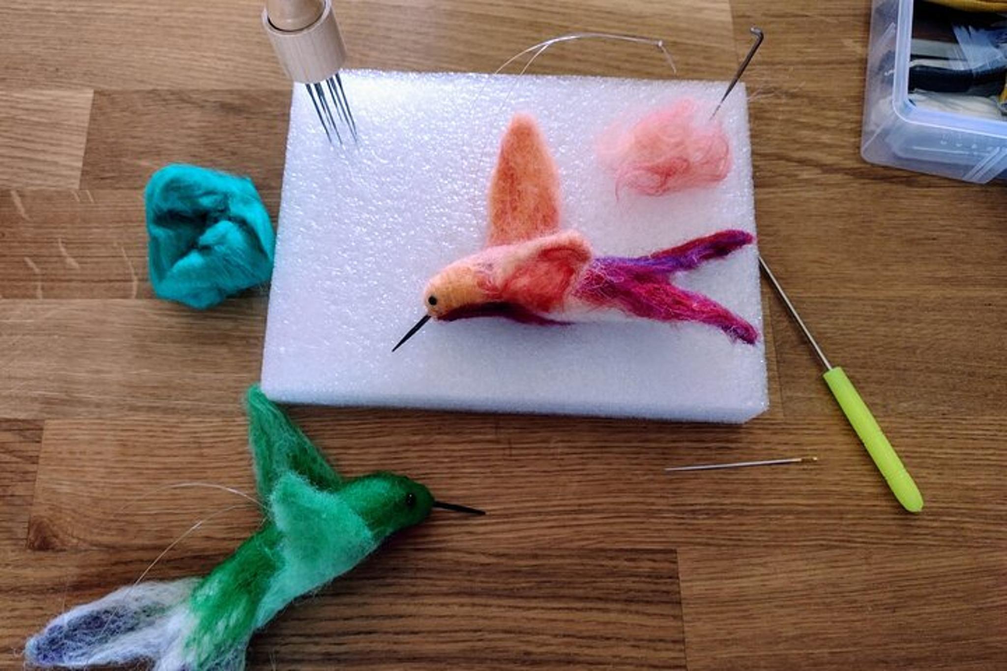 Estes Park Felting Hummingbird Ornament Class - Image 2