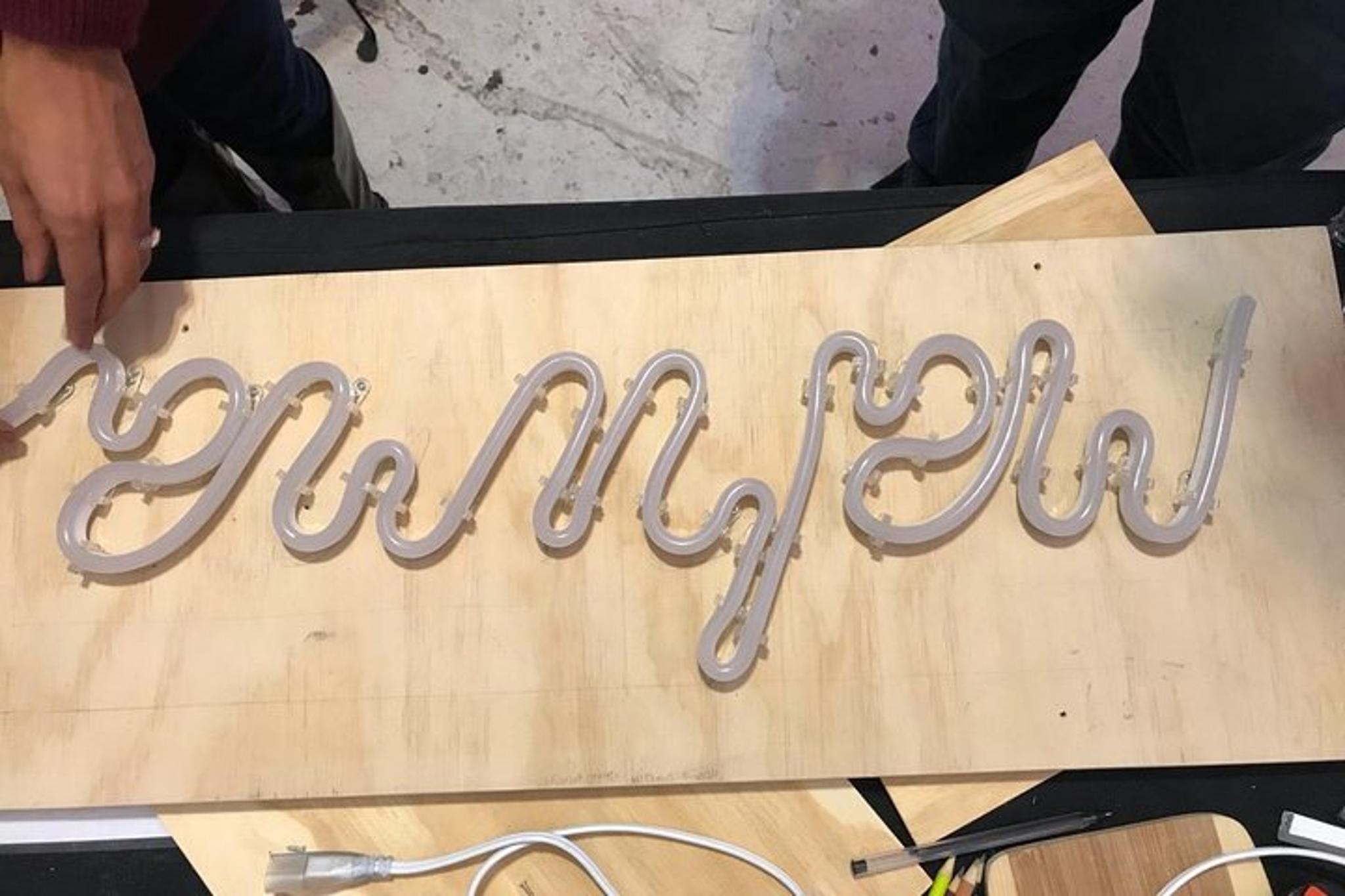 New York Neon Sign Making Party