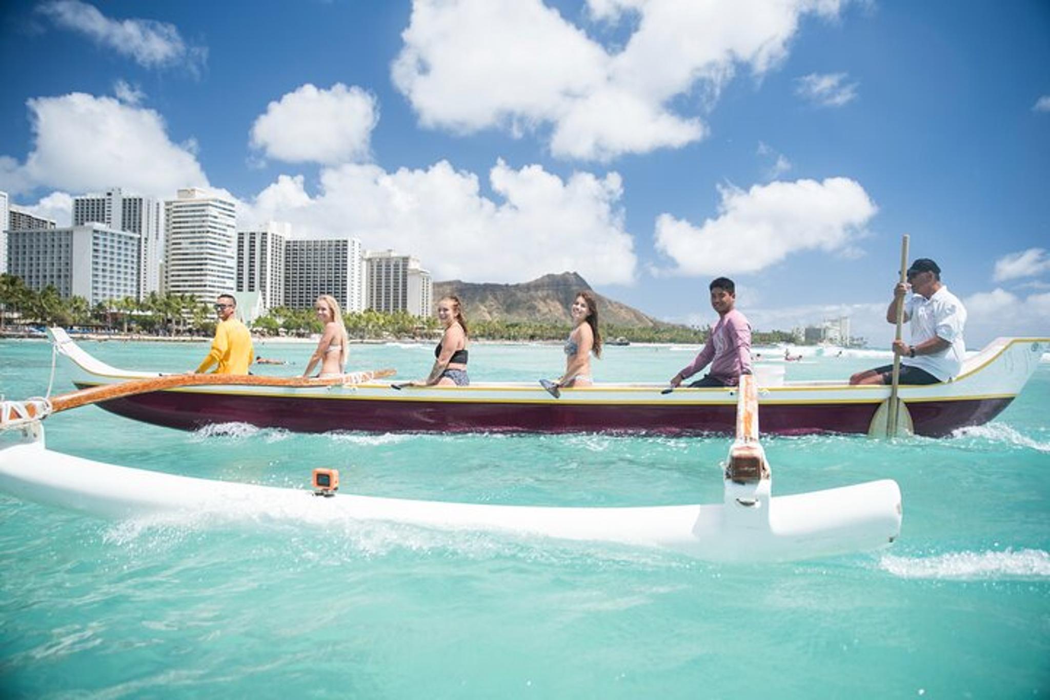 Honolulu Outrigger Canoe Surfing 20 min - Image 2