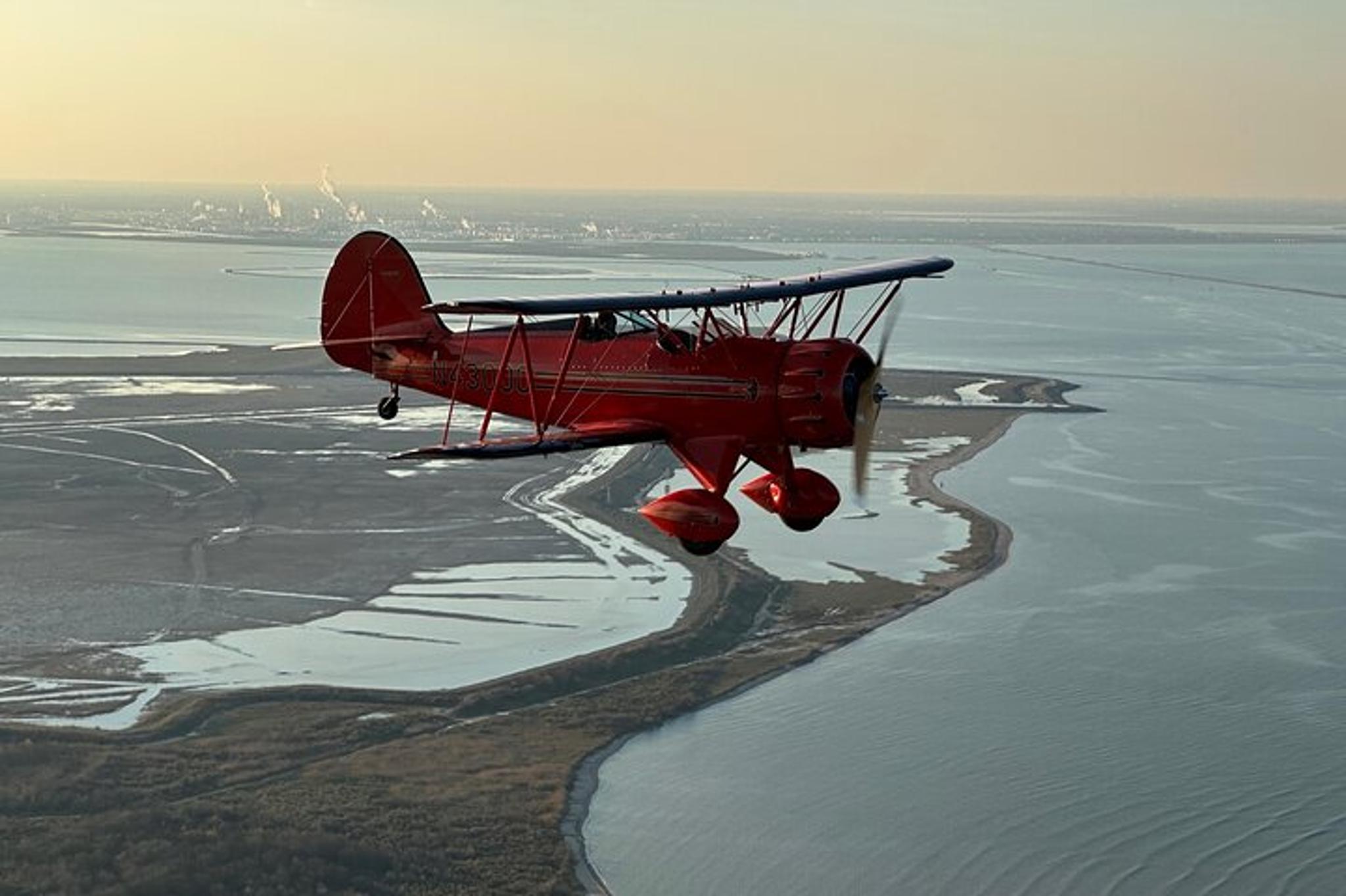 Galveston Open Cockpit Biplane Ride - Image 3