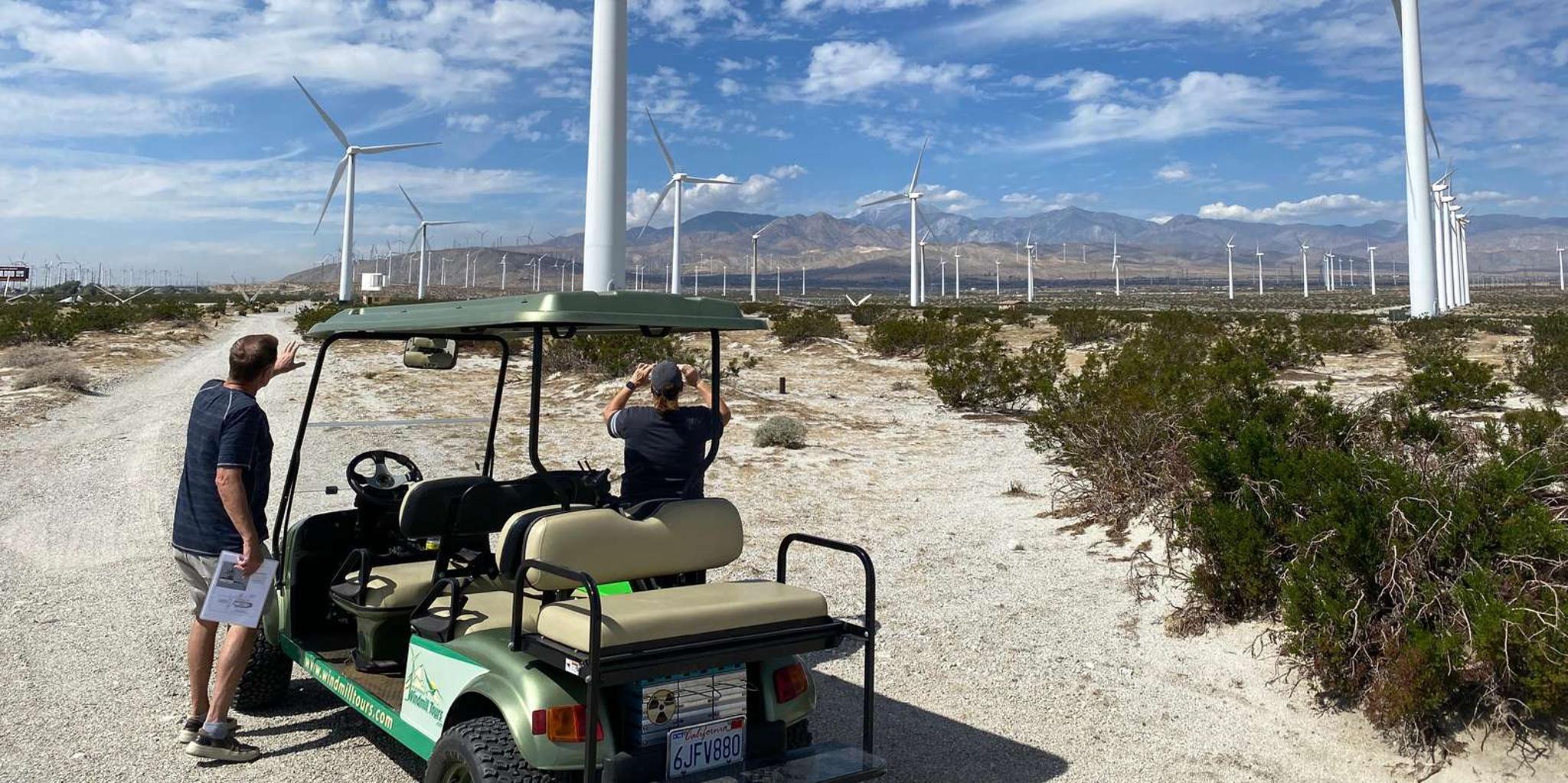 Palm Springs Windmill Golf Cart Tour