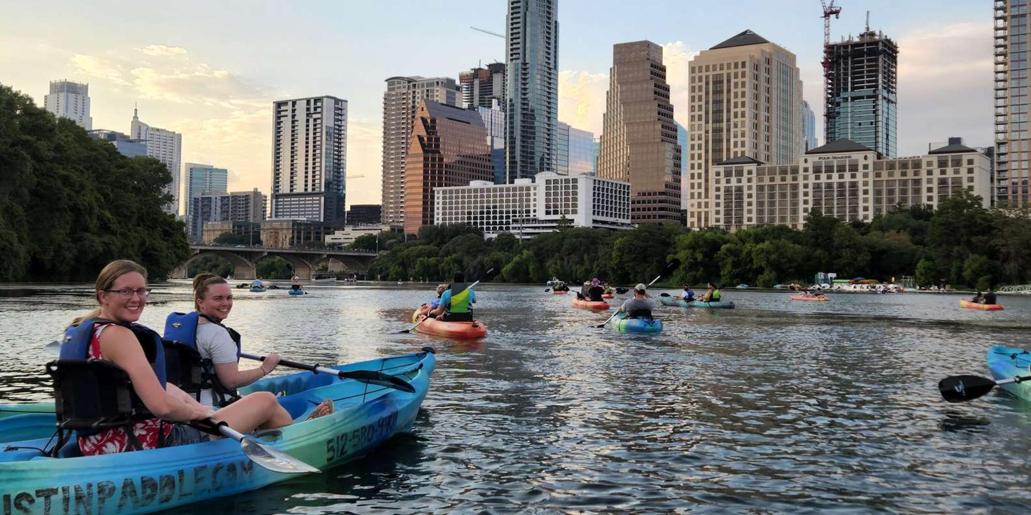 Austin Skyline Kayak Tour at Sunset