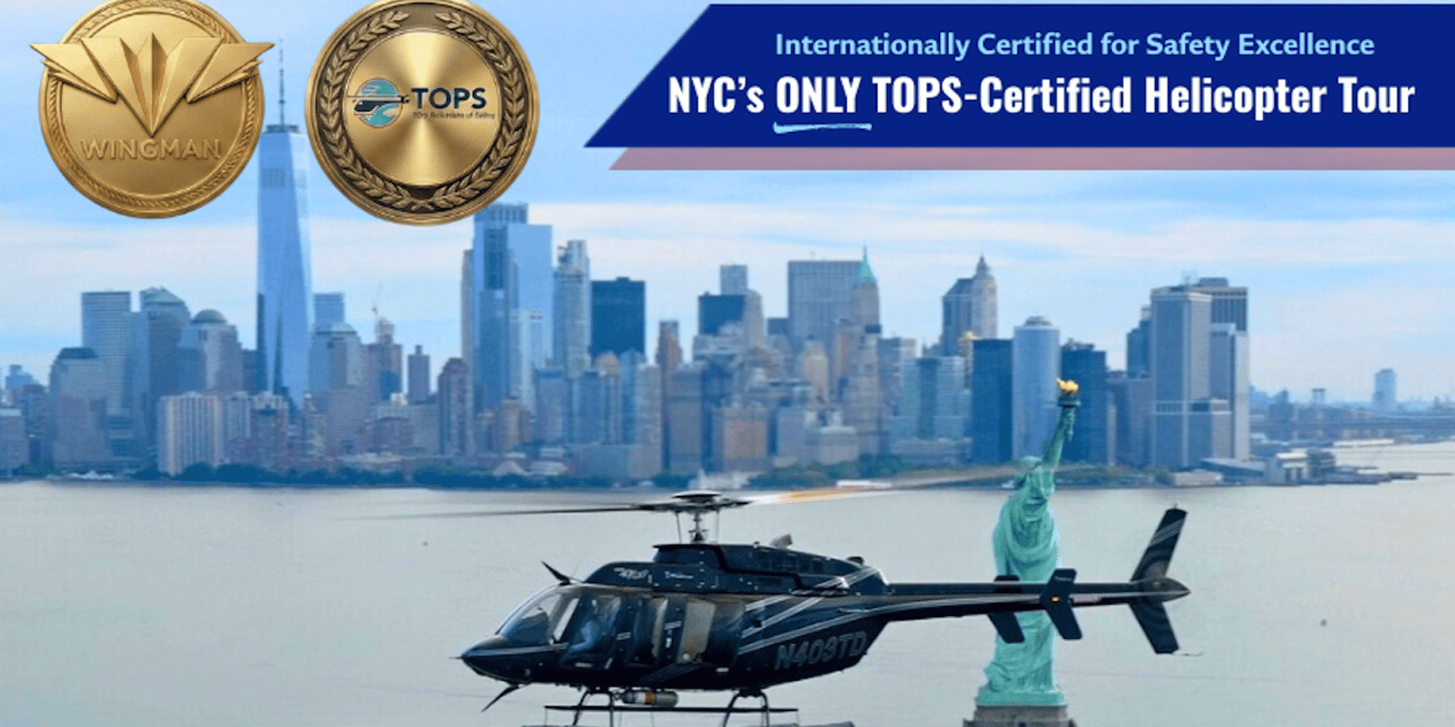 New York City Helicopter Tour of Manhattan - Image 1