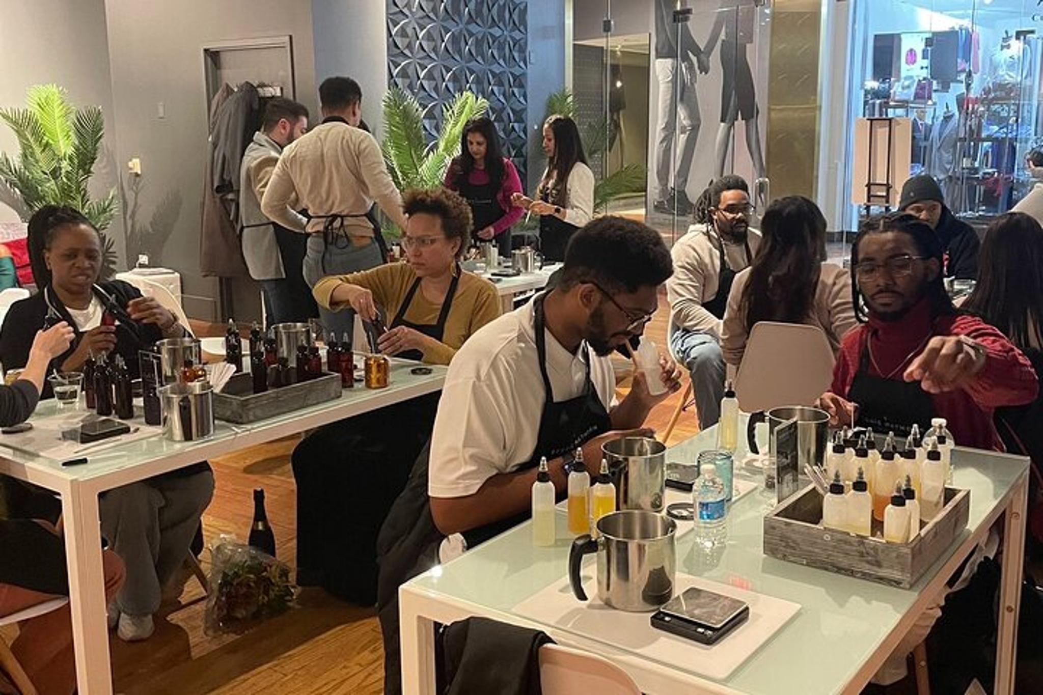 Chicago Candle Making Class on Magnificent Mile