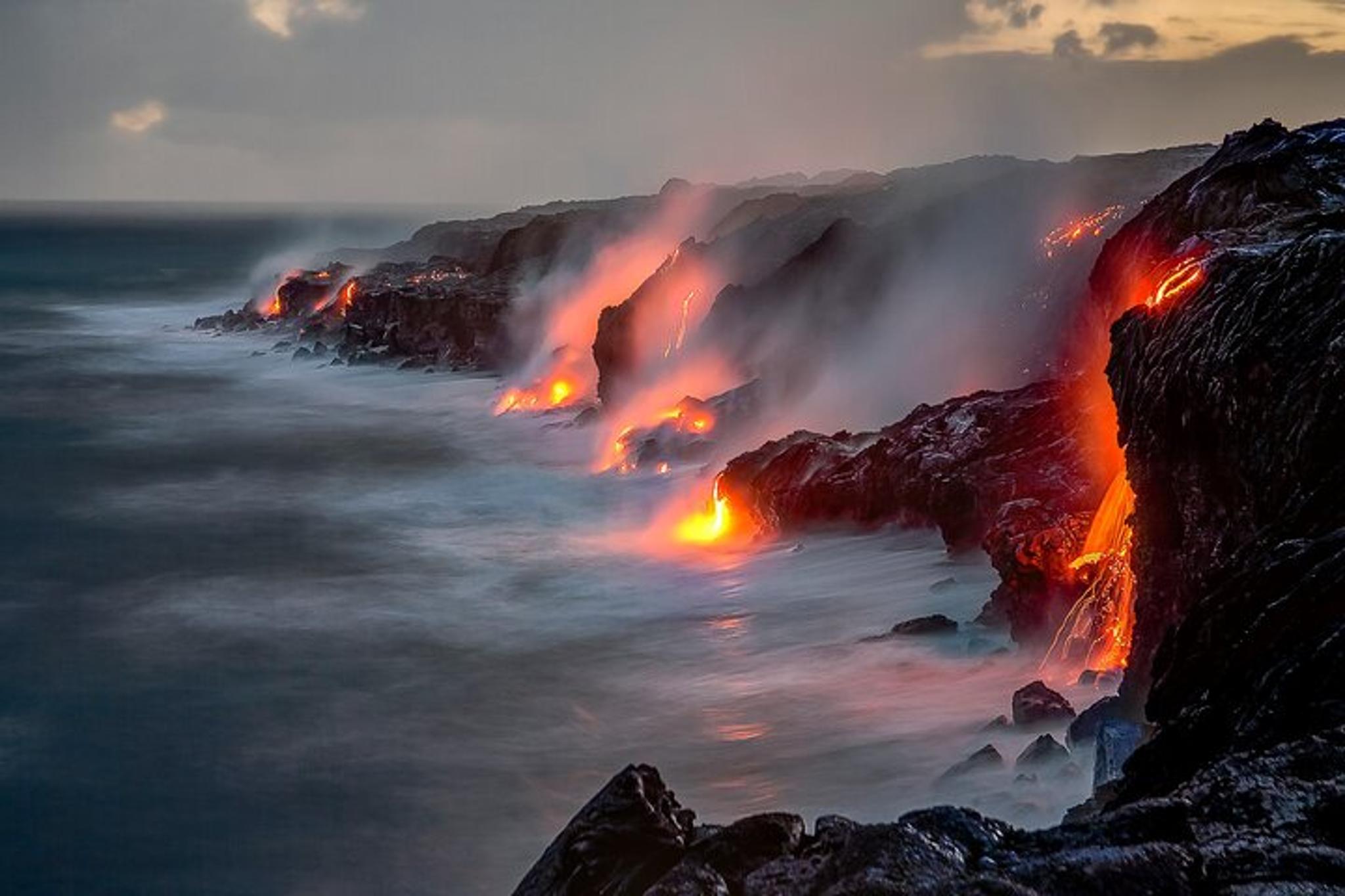 Big Island Coffee, Beaches, Volcanos, and Waterfalls Tour