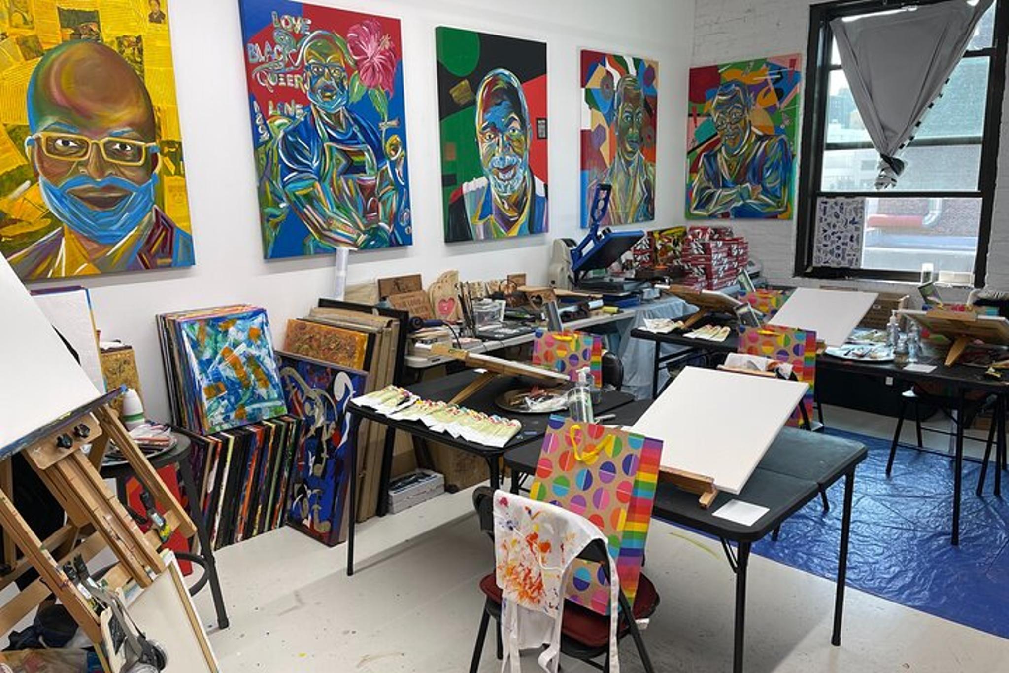 New York City Abstract Painting Class - Image 6