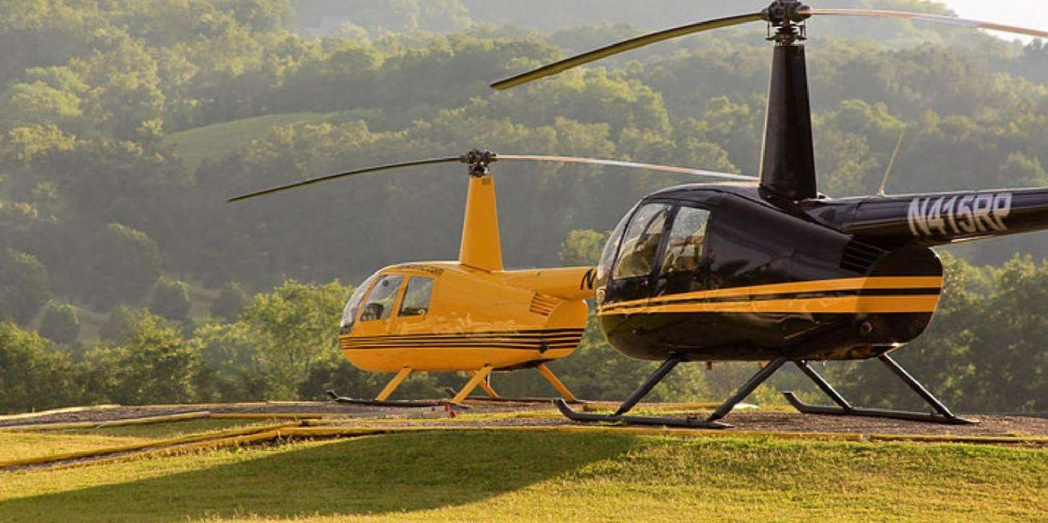 Pigeon Forge Helicopter Tour Over French Broad River