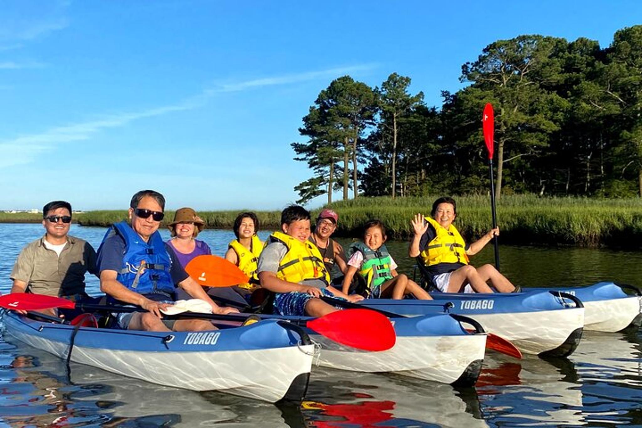 Rehoboth Bay Kayak Excursion at Sunset