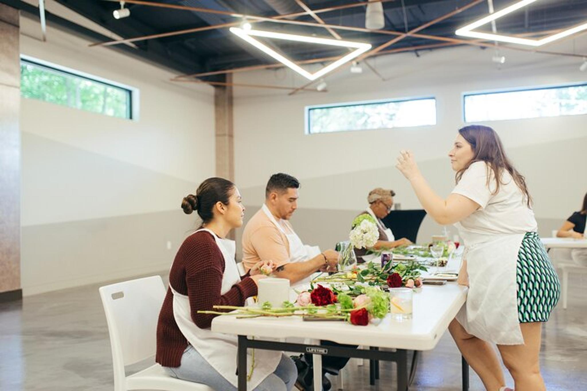 Atlanta Flower Arranging Workshop with Skyline Views - Image 4