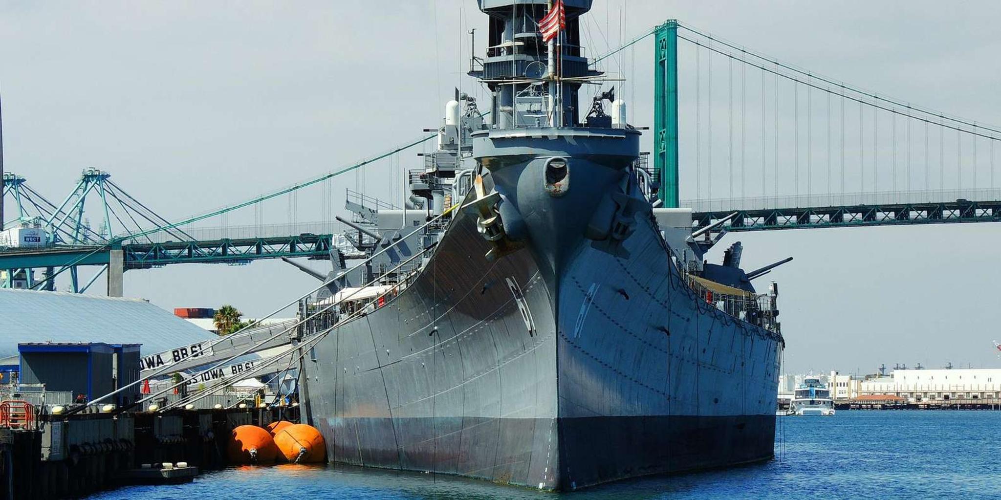 Los Angeles Battleship Iowa Museum Tour