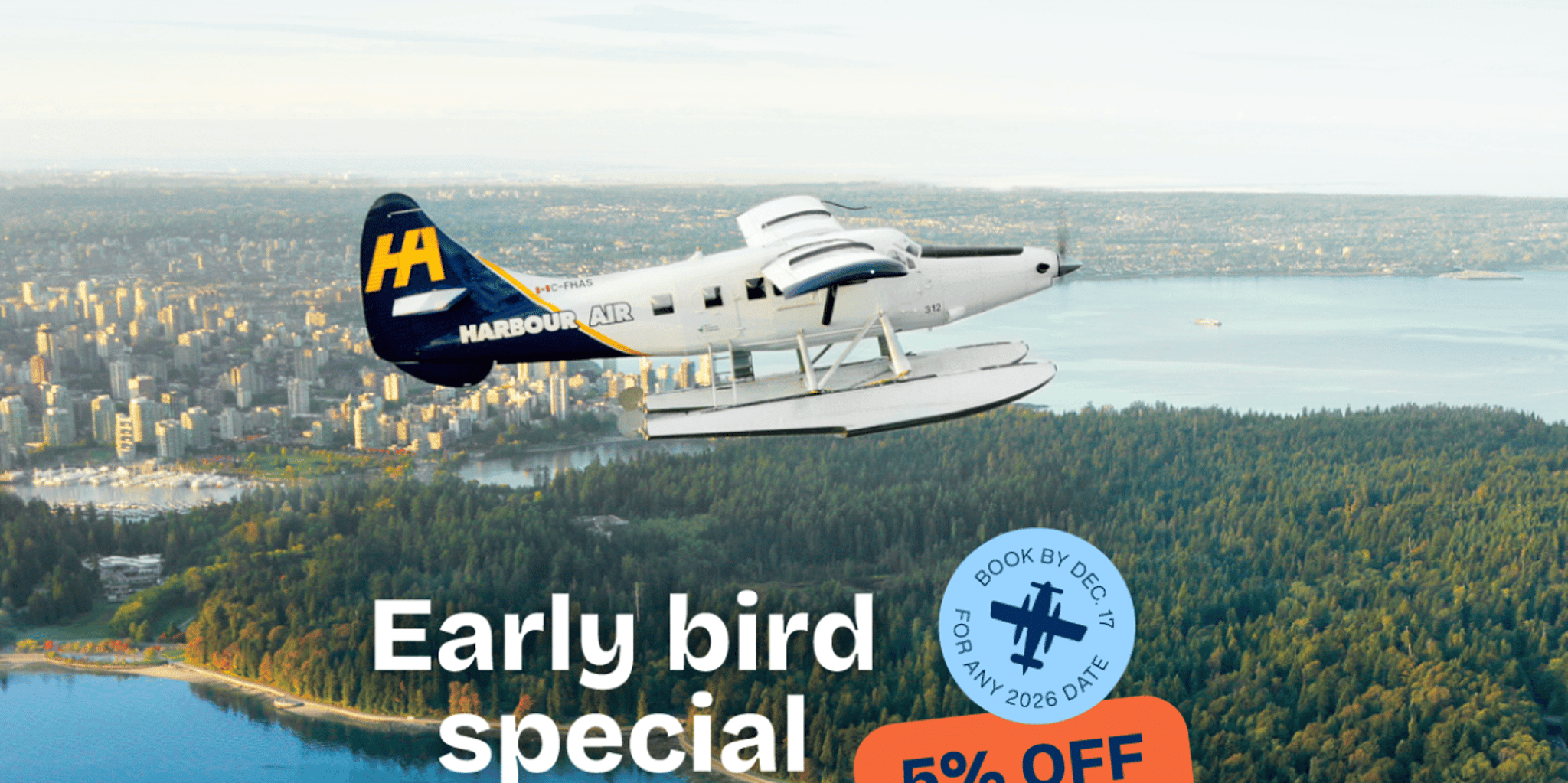 Seattle to Vancouver Seaplane Transfer