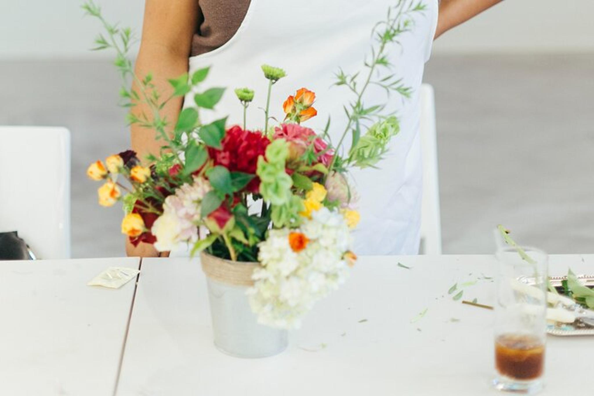 Atlanta Flower Arranging Workshop with Skyline Views - Image 3