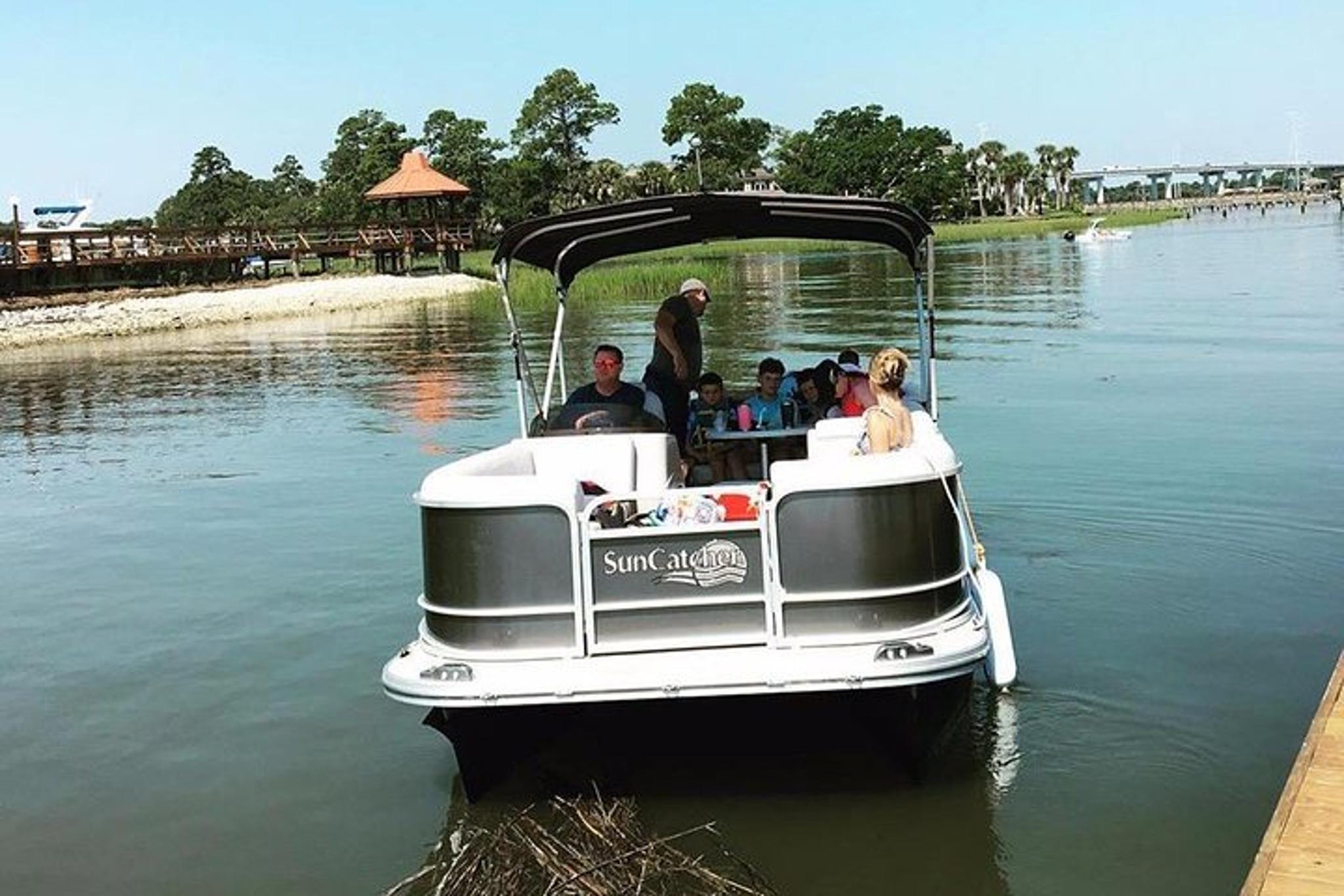 Hilton Head Pontoon Boat Rental 8-Hour - Image 6