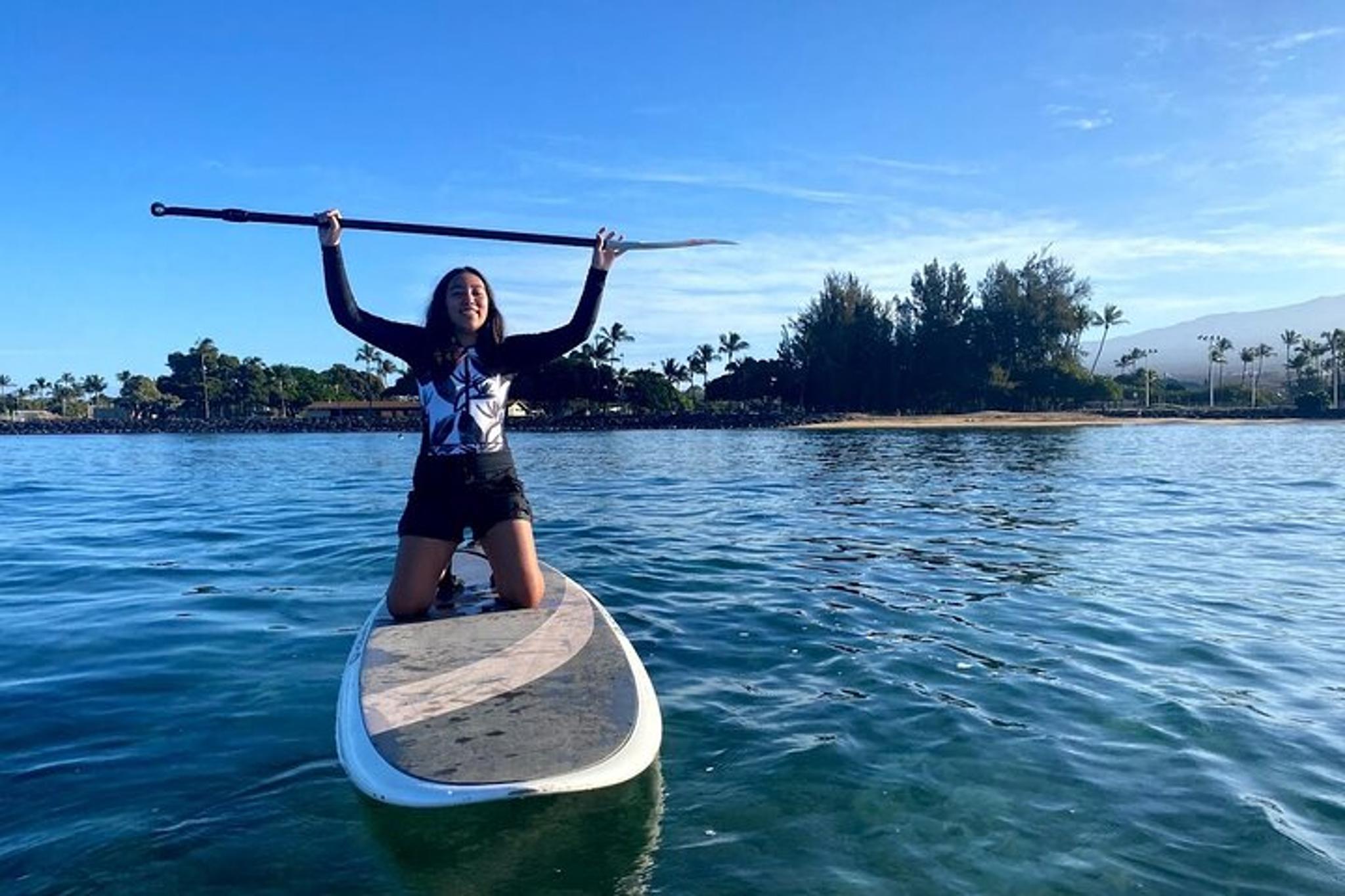 Kihei Stand Up Paddle Boarding Class at Kalama Beach - Image 3