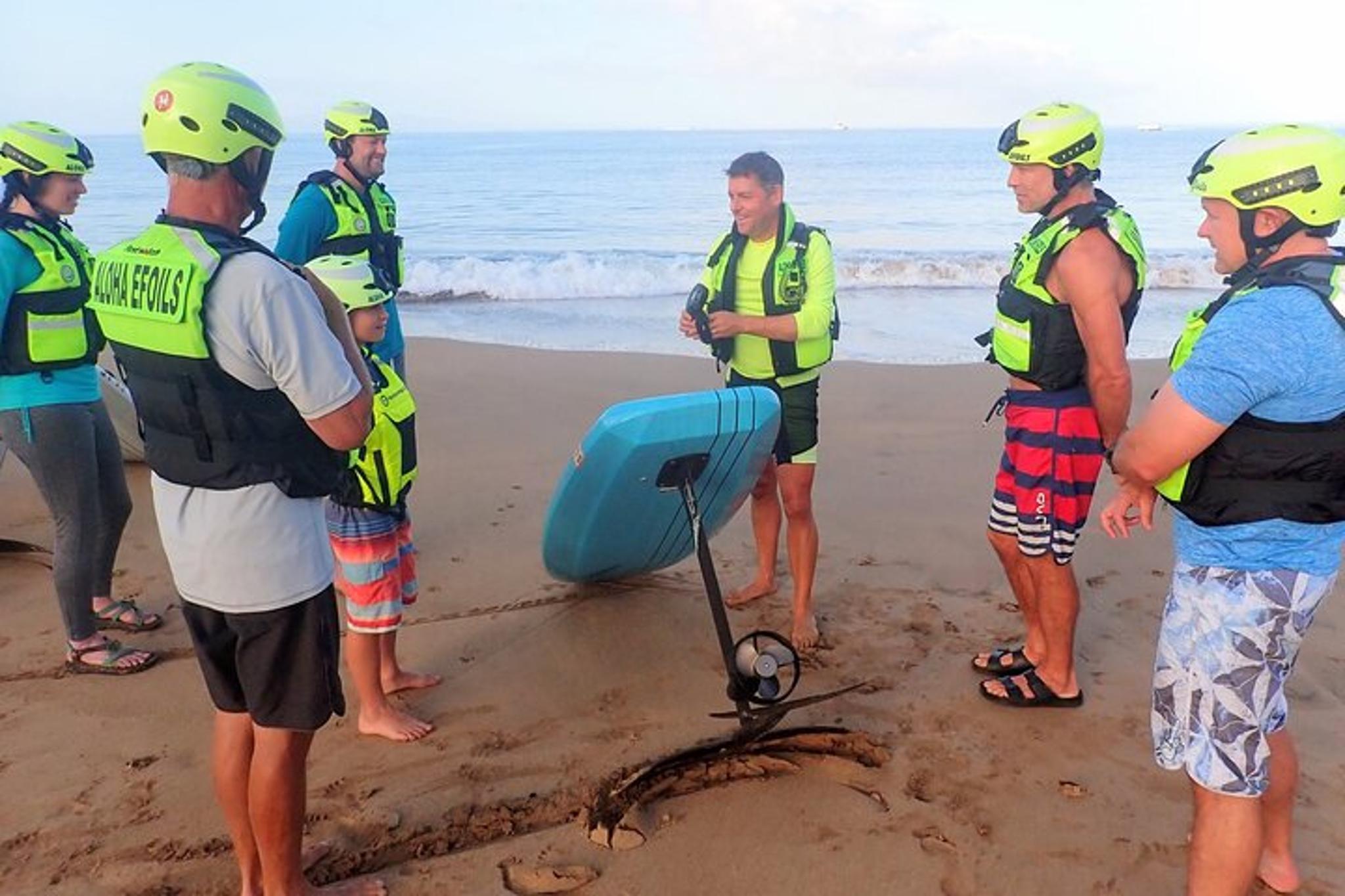 Maui Electric Foilboard Lessons at Sugar Beach