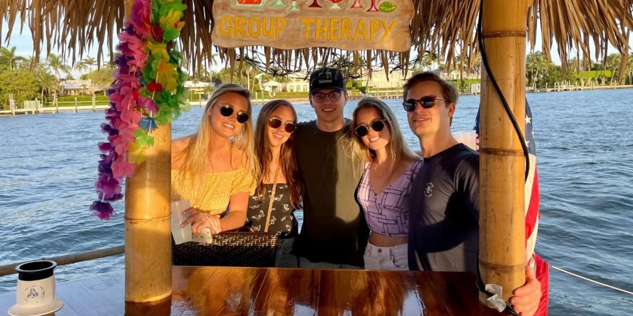 West Palm Beach Tiki Boat Cruise at Sunset 2 hr