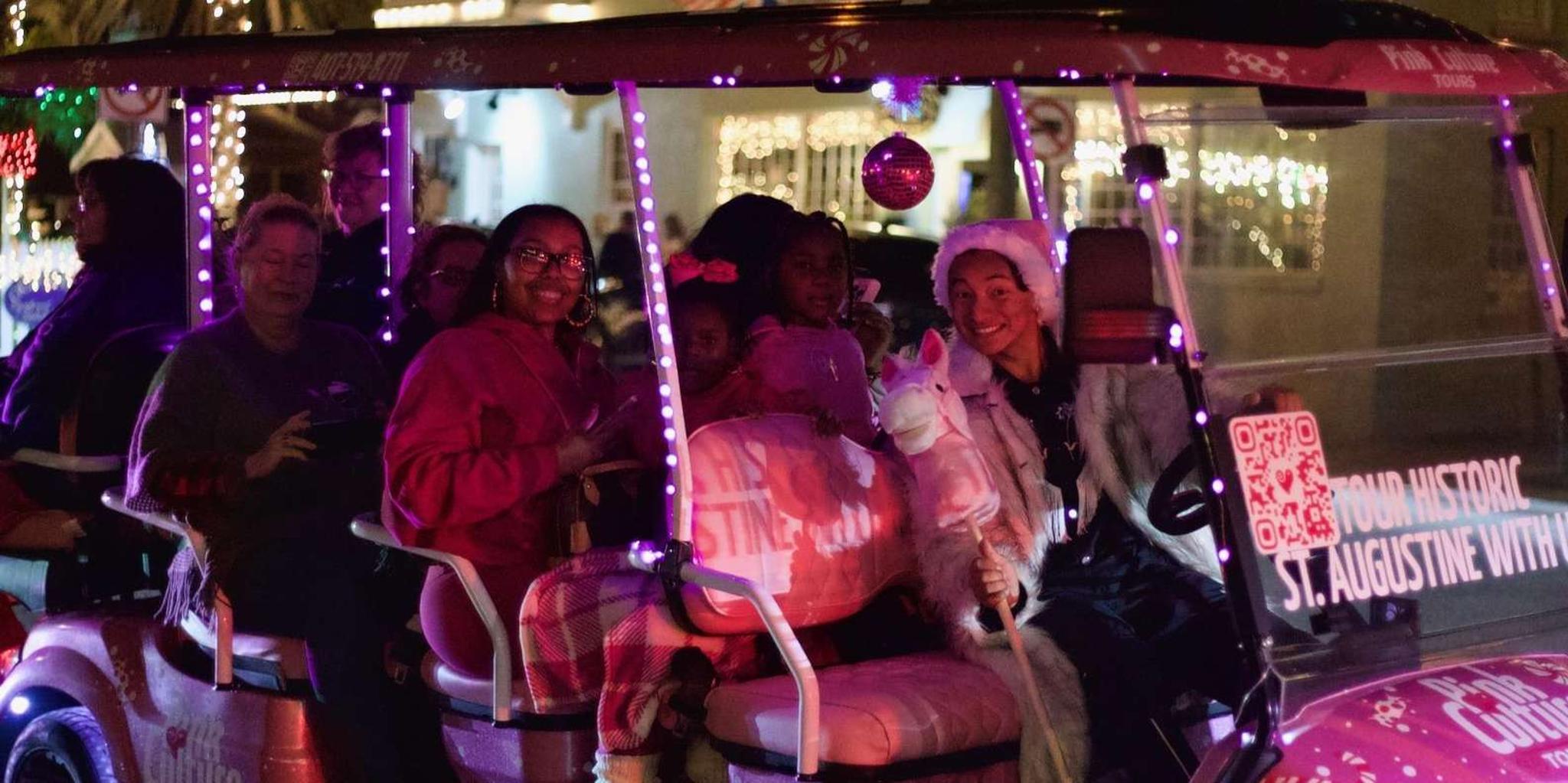 St. Augustine Nights of Lights Golf Cart Tour - Image 5
