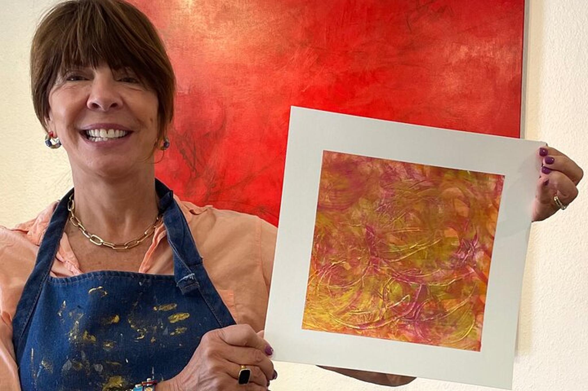 Palm Springs Abstract Painting Workshop - Image 6