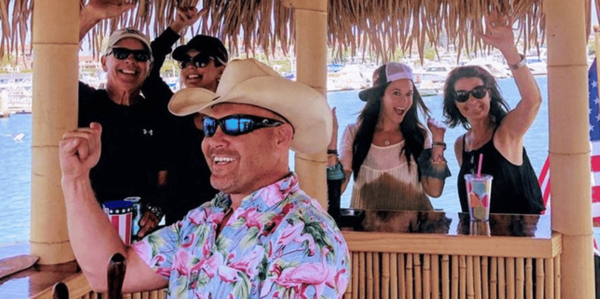 Clearwater Tiki Boat Cruise 1.5 hr - Image 1