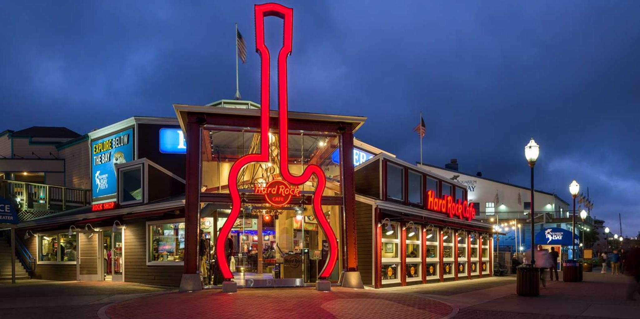 San Francisco Hard Rock Cafe Meal at Pier 39