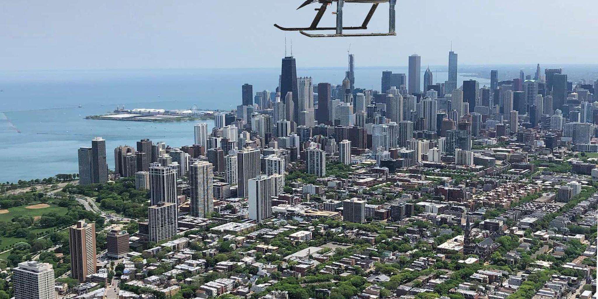 Chicago Helicopter Tour Doors-Off 45 Min