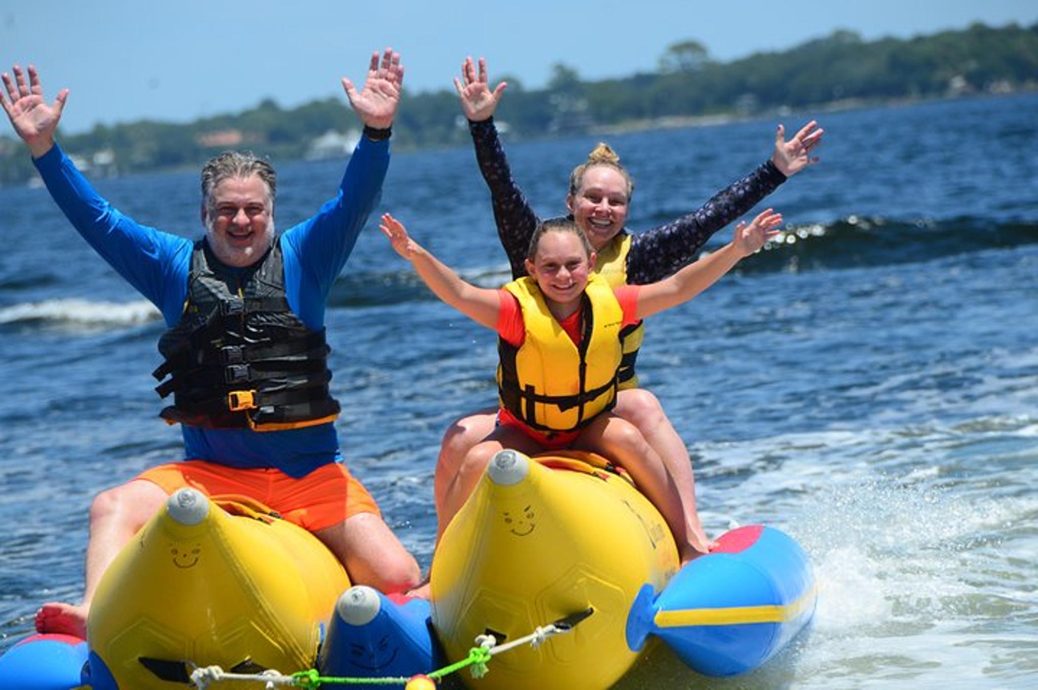 Destin Banana Boat Ride in the Gulf of Mexico