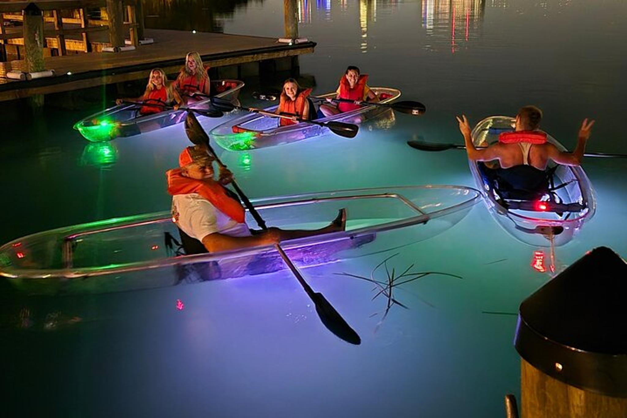 Merritt Island Bioluminescence Clear Kayak Tour - Image 4