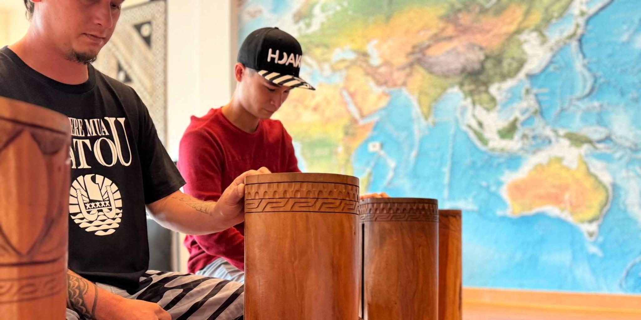Maui Tahitian Drumming Lesson