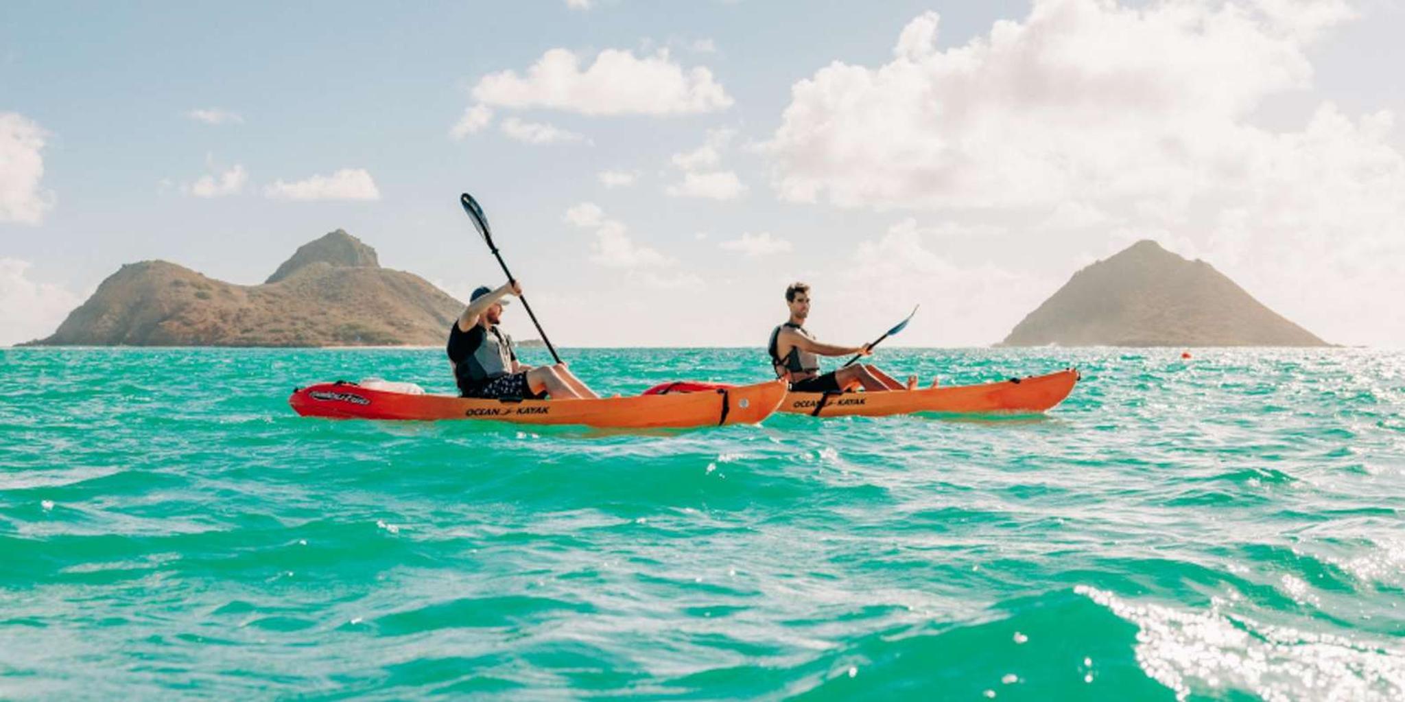 Kailua Mokulua Islands Kayak Tour with Lunch