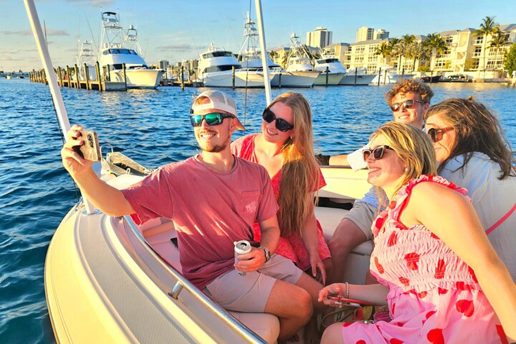 West Palm Beach Sightseeing Boat Tour at Sunset 2 hr