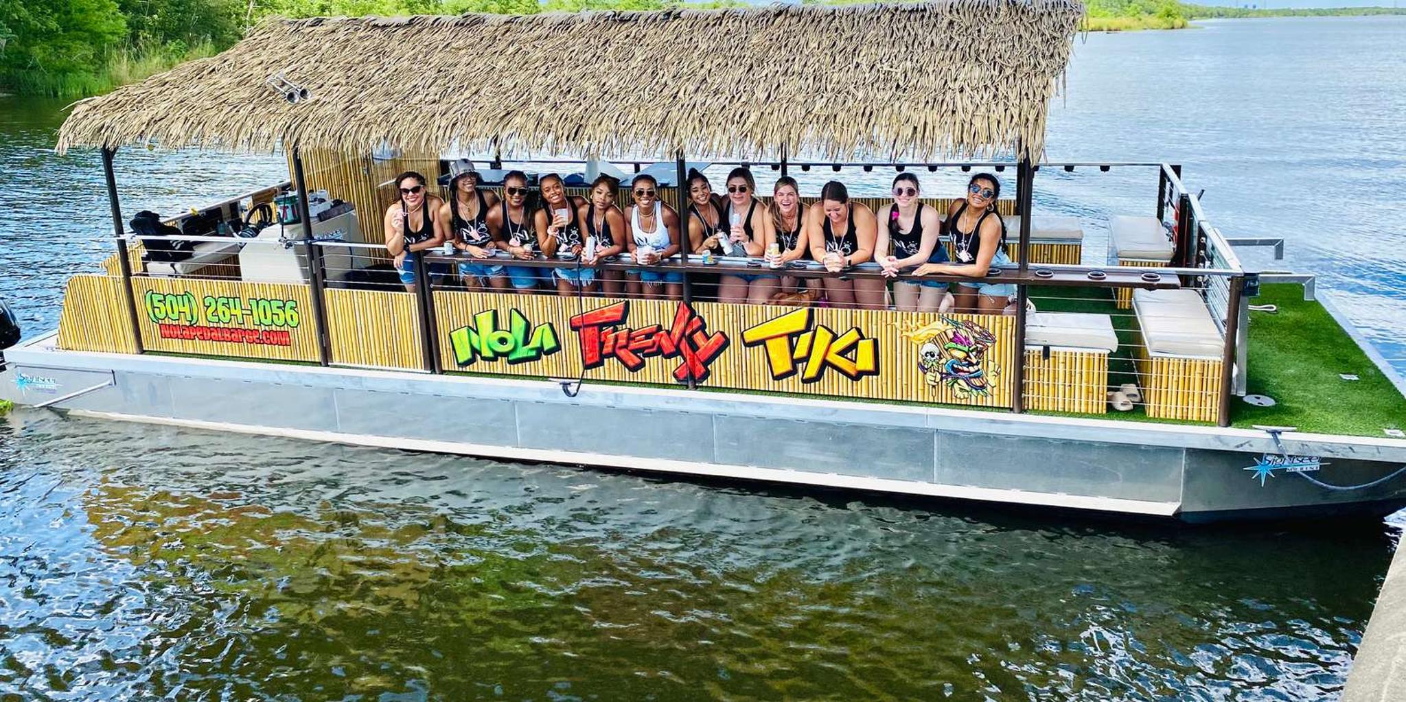 New Orleans Tiki Boat Bayou Party and Wildlife Tour