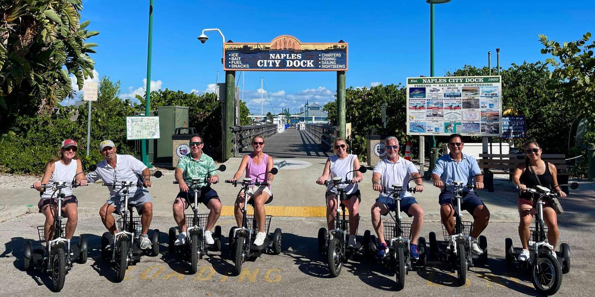 Naples Electric Trike & Moped Tour 1.5 hr