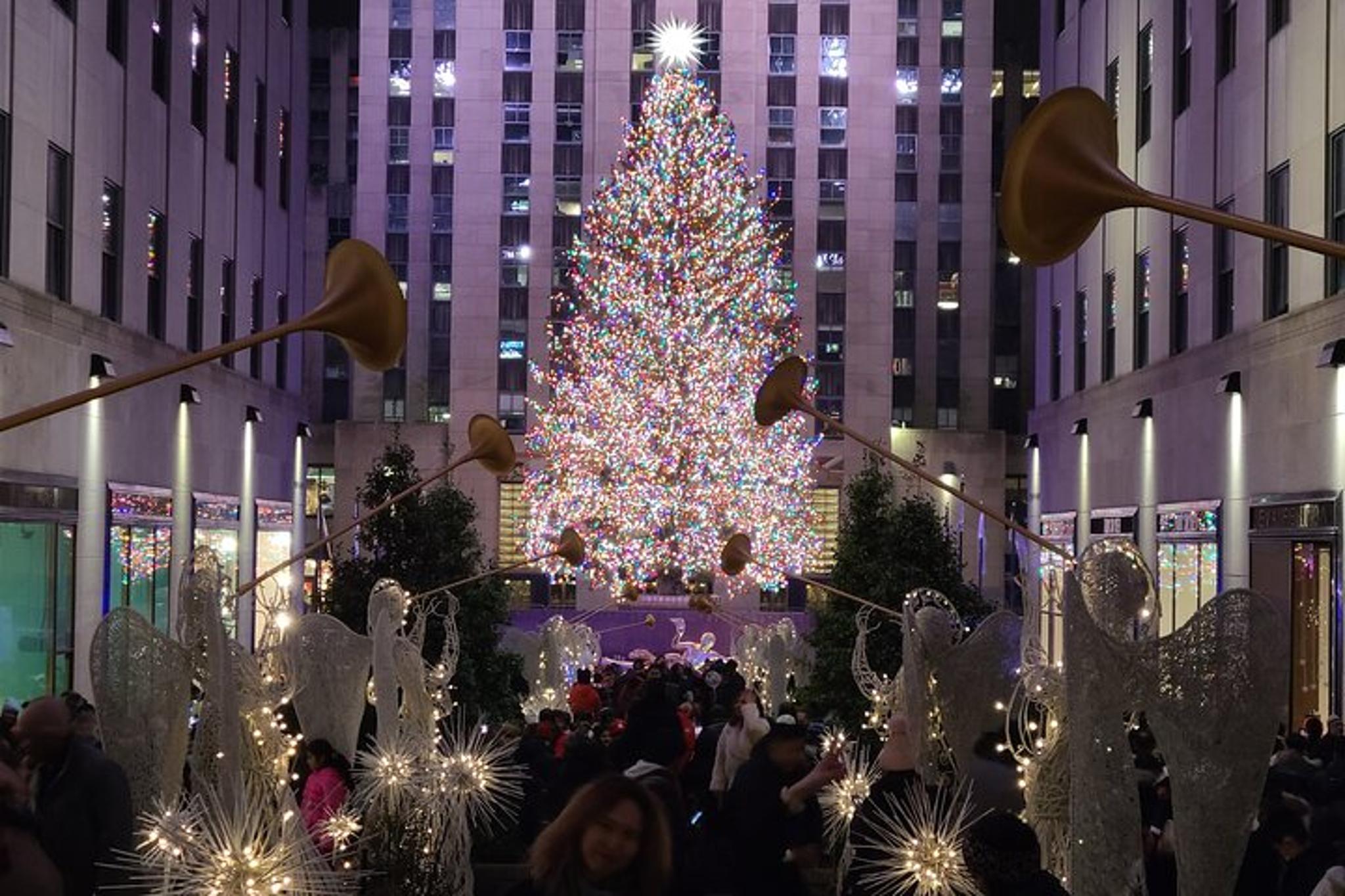 New York City Holiday Walking Tour with Skating