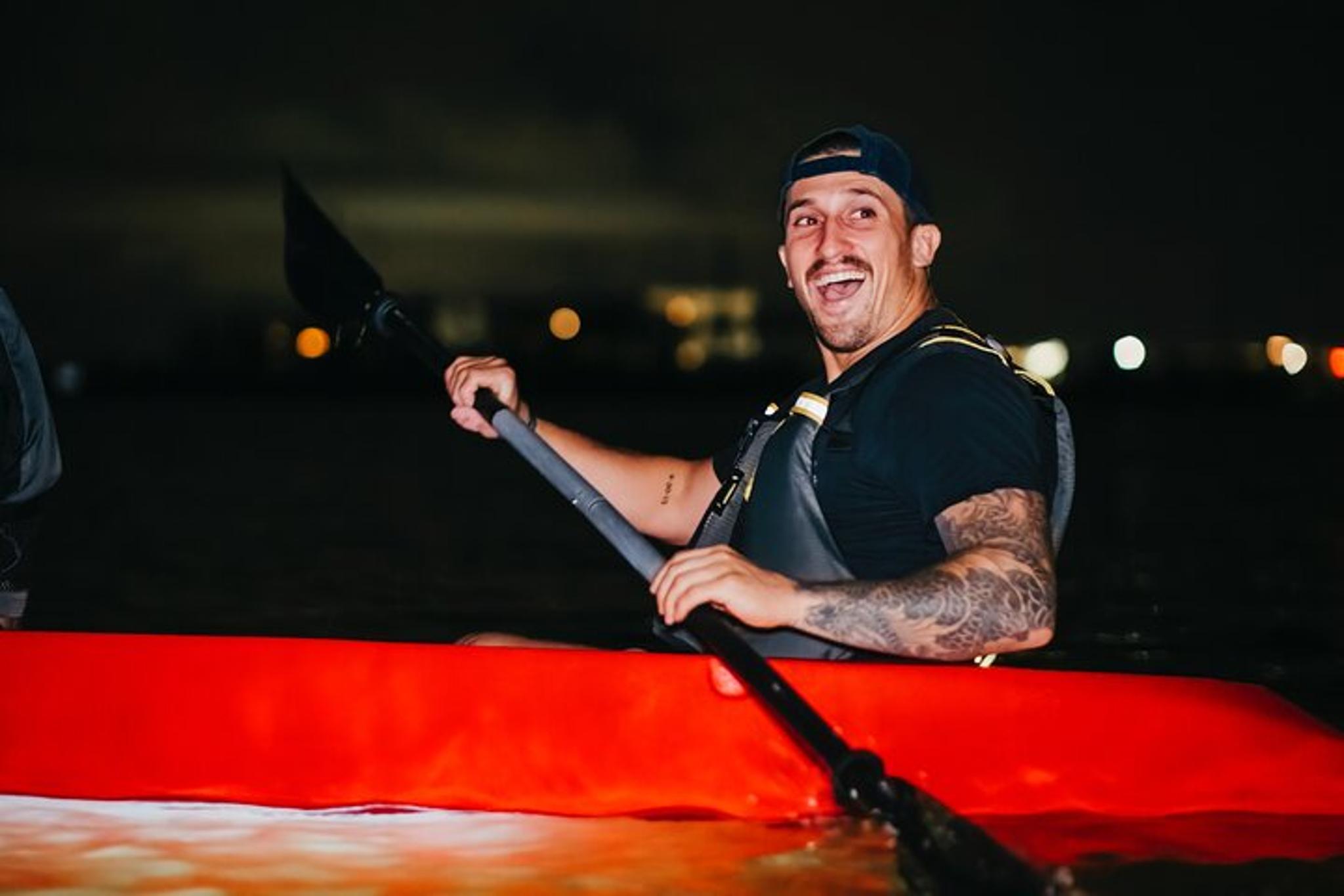 LED Bio Comb Jelly Clear Bottom Kayak Tour