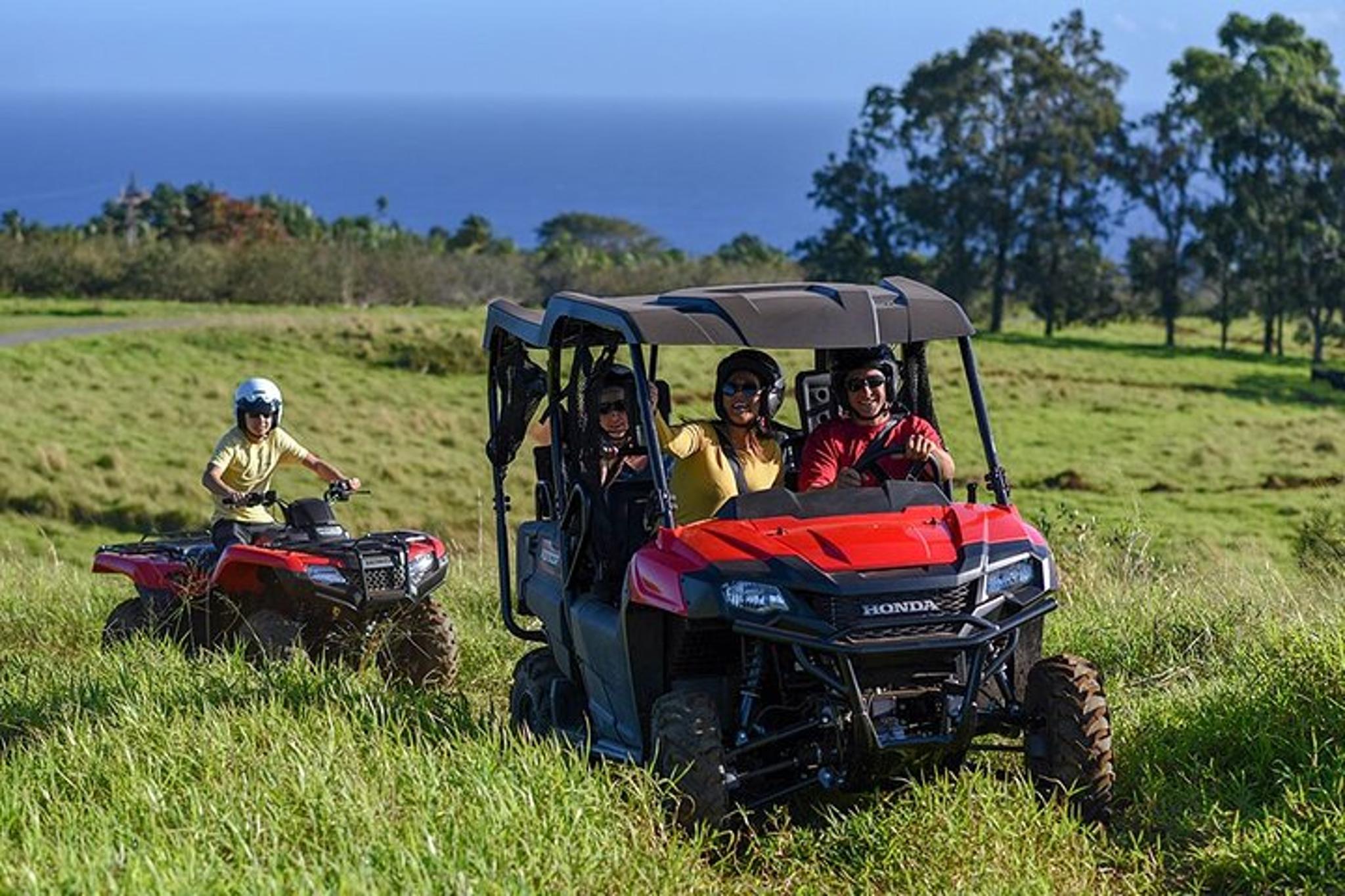 Hilo ATV Waterfall and Swim Experience 90 min