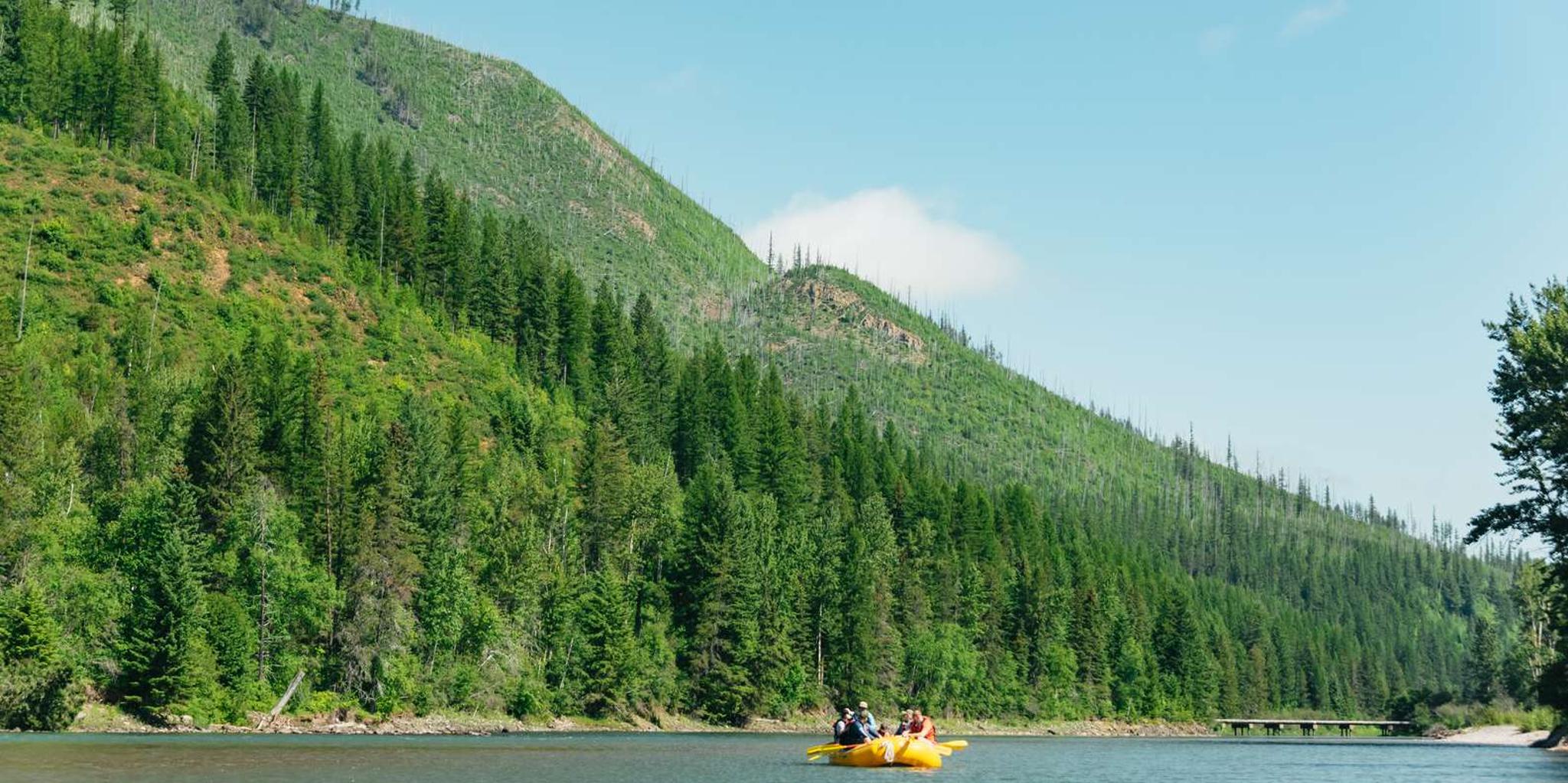 West Glacier Scenic Raft Trip in Glacier National Park - Image 2