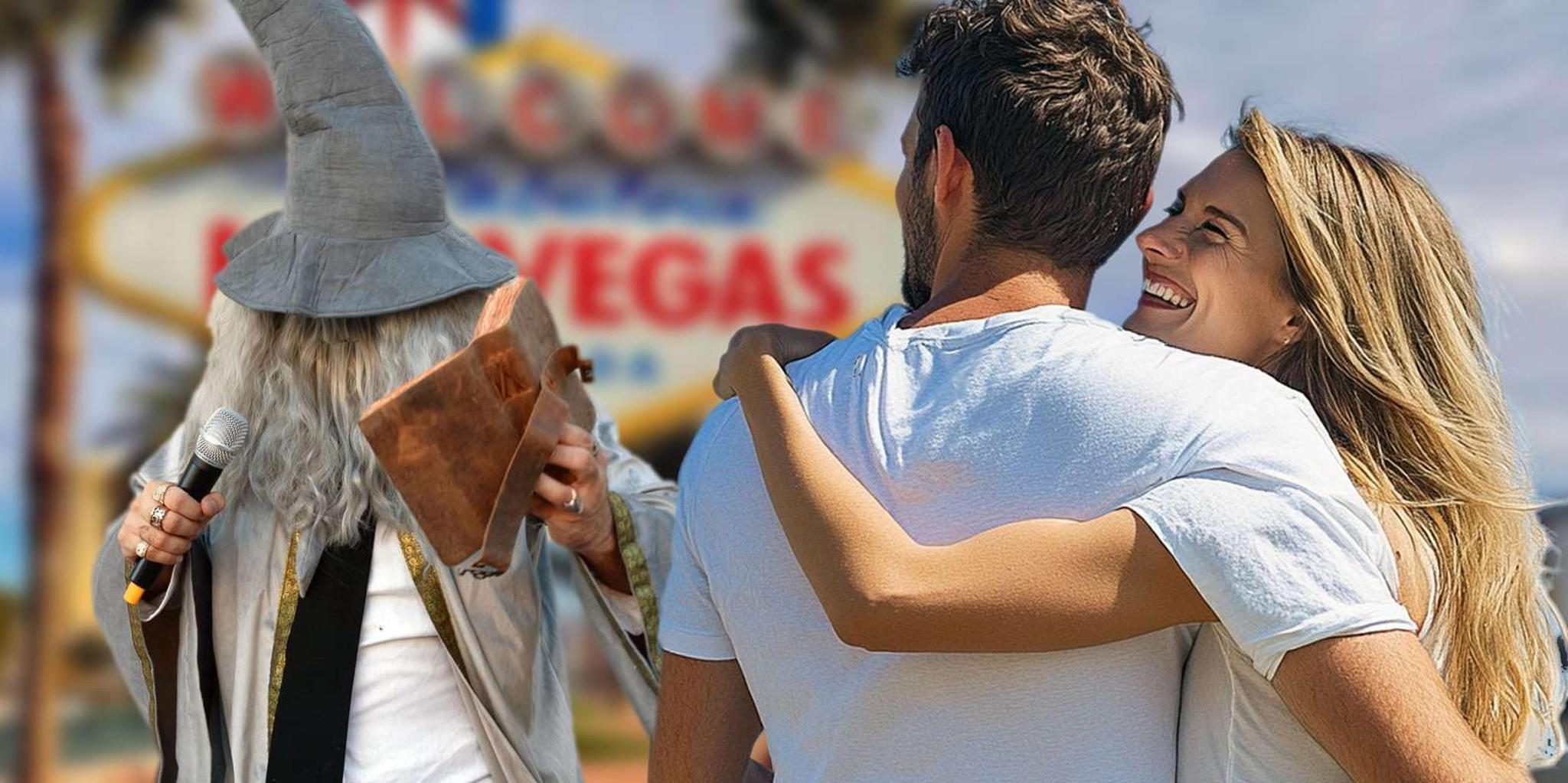 Las Vegas Wedding or Vow Renewal at Vegas Sign - Image 5