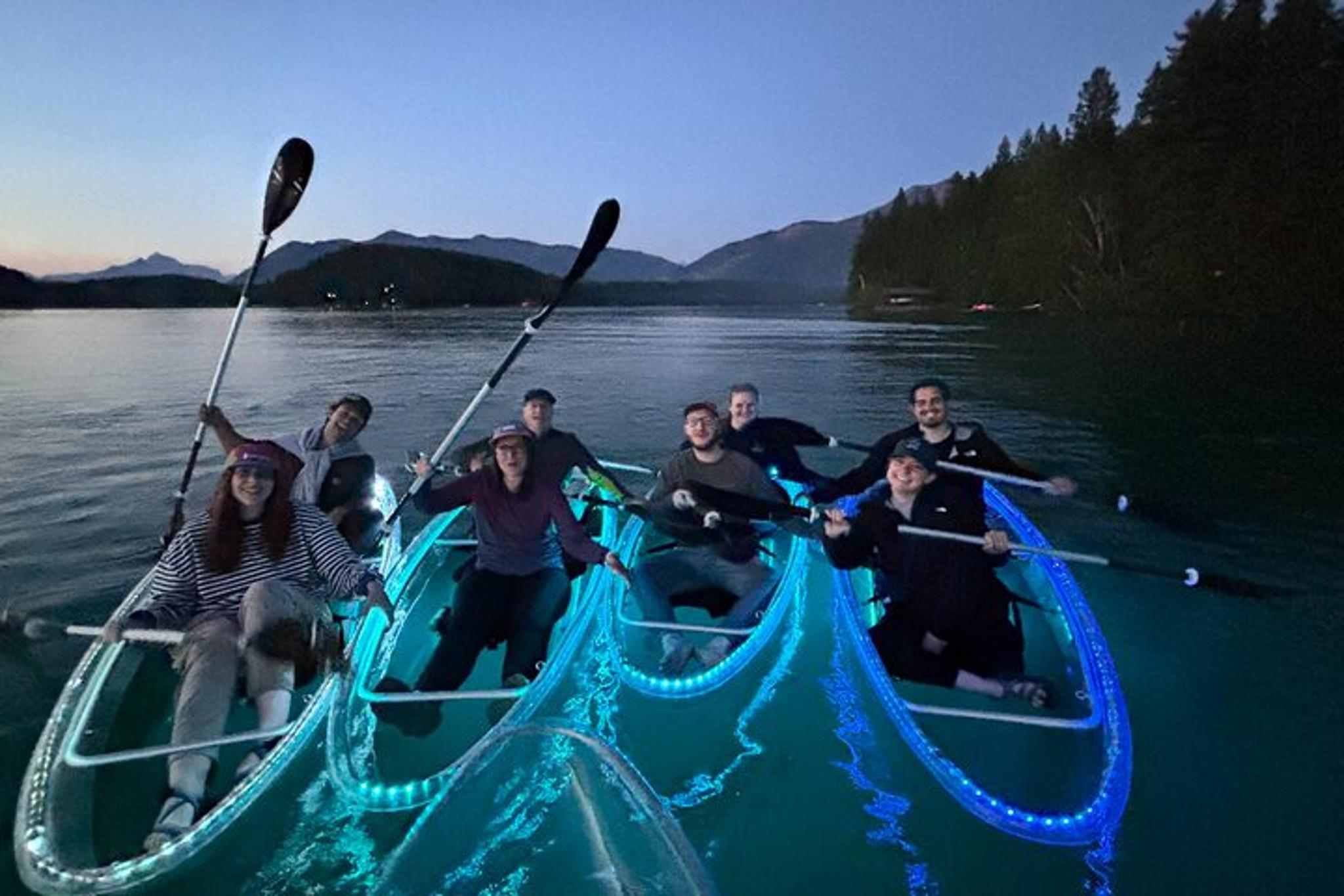 Whitefish Illuminated Glass Kayak Sunset Tour - Image 2