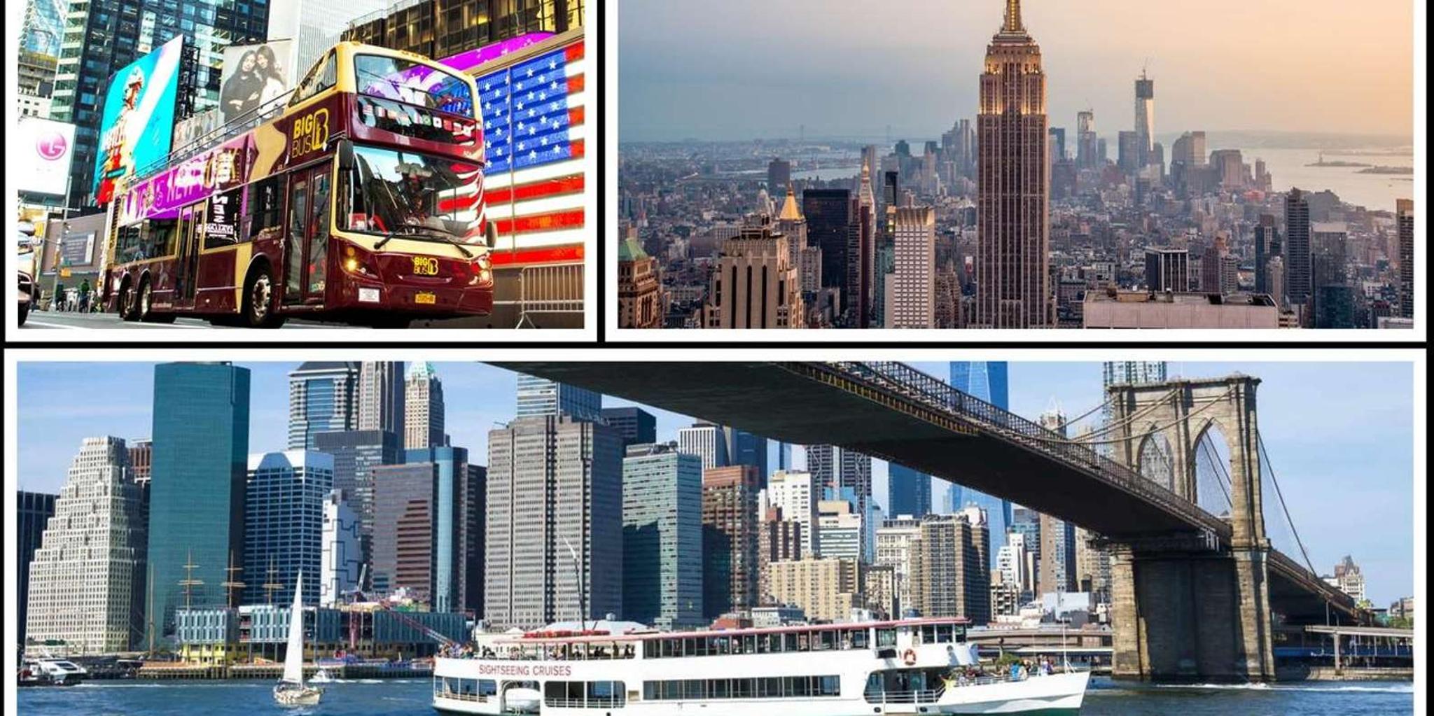 New York City Empire State, Big Bus, and Circle Line Tour - Image 1