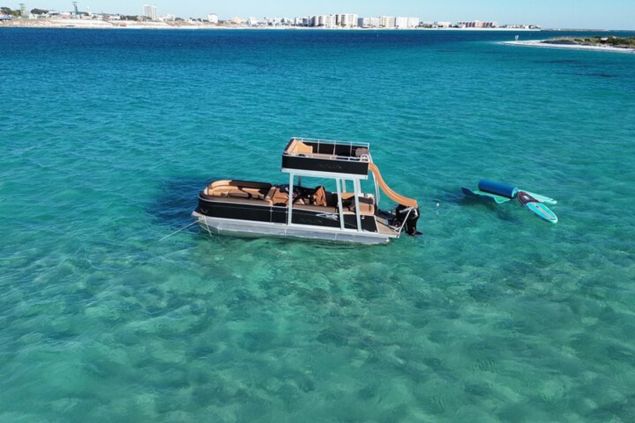 Destin Pontoon Charter with Slide - Image 4