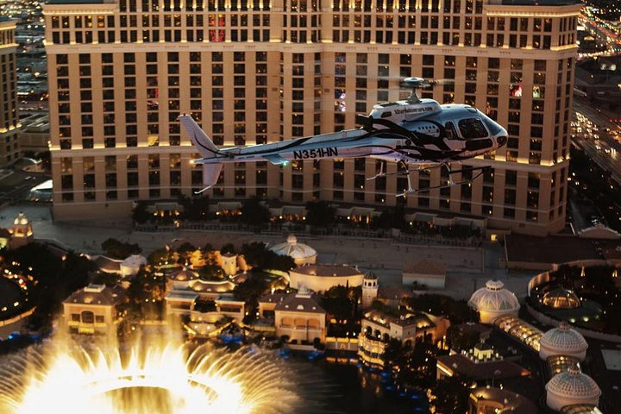 Las Vegas Helicopter Tour with Eiffel Tower Dinner - Image 6