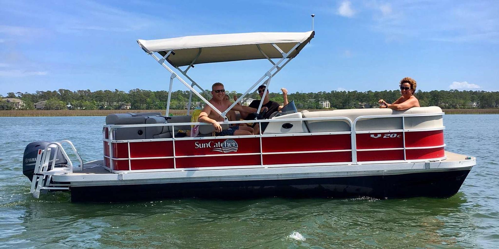 Hilton Head Island Pontoon Boat Rental 2 hr - Image 2